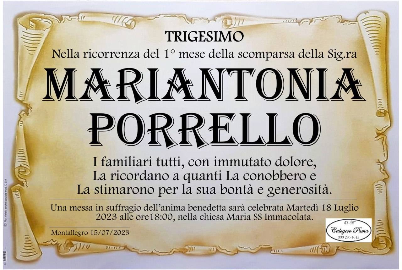 Mariantonia Porrello