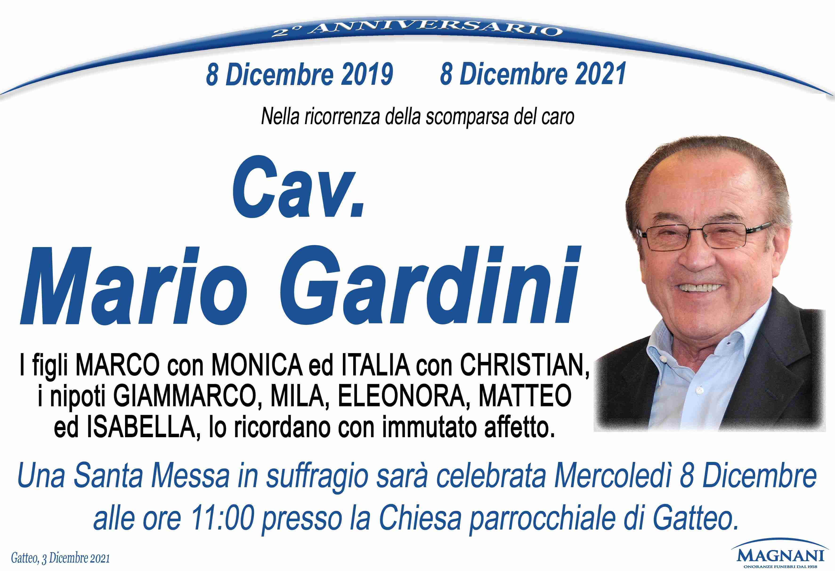 Cav. Mario Gardini