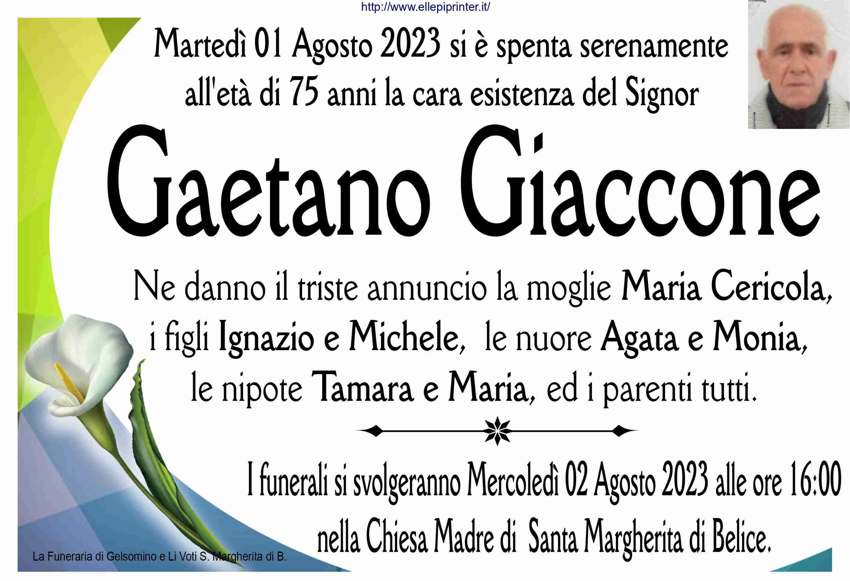 Gaetano Giaccone