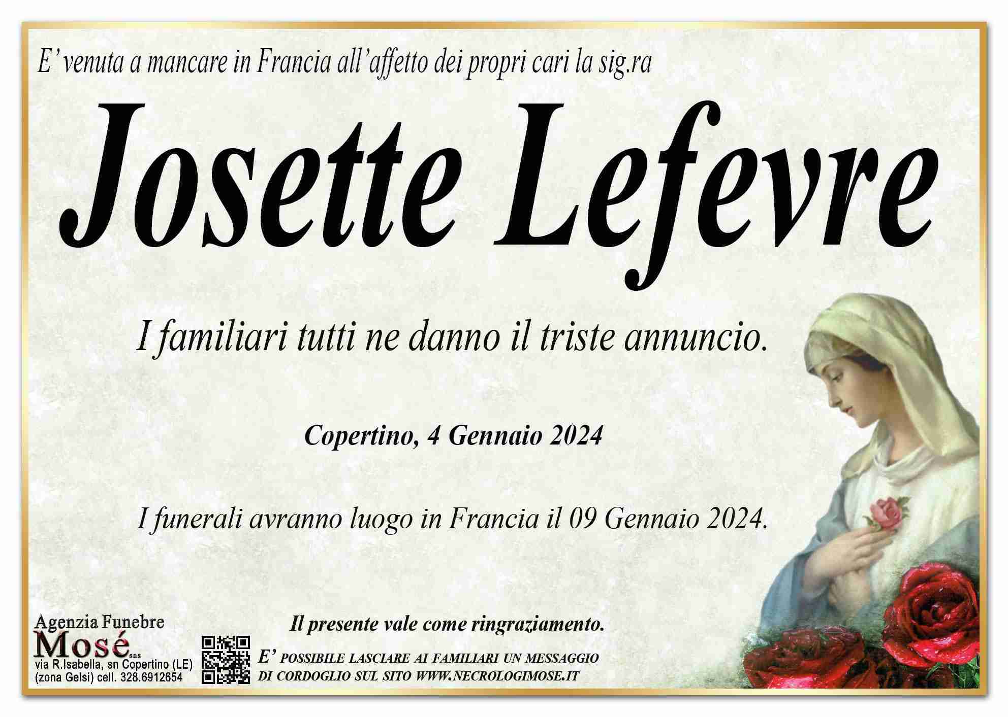 Josette Lefevre