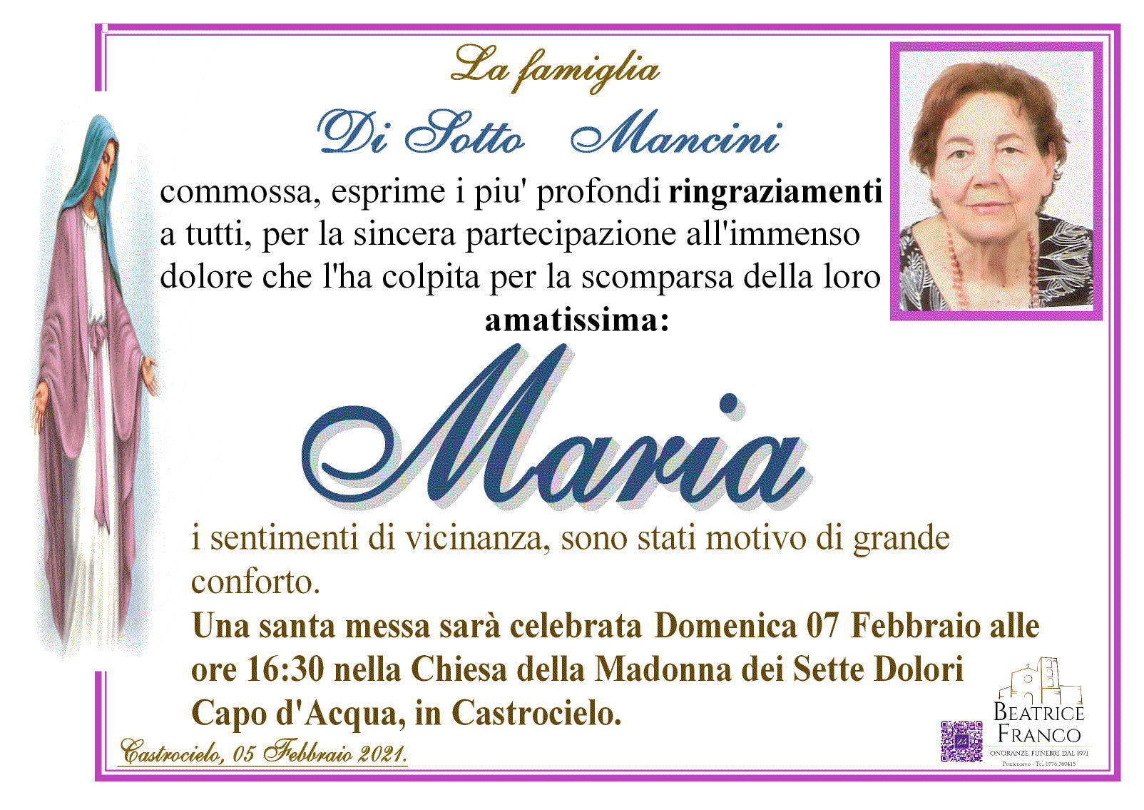 Maria Di Sotto