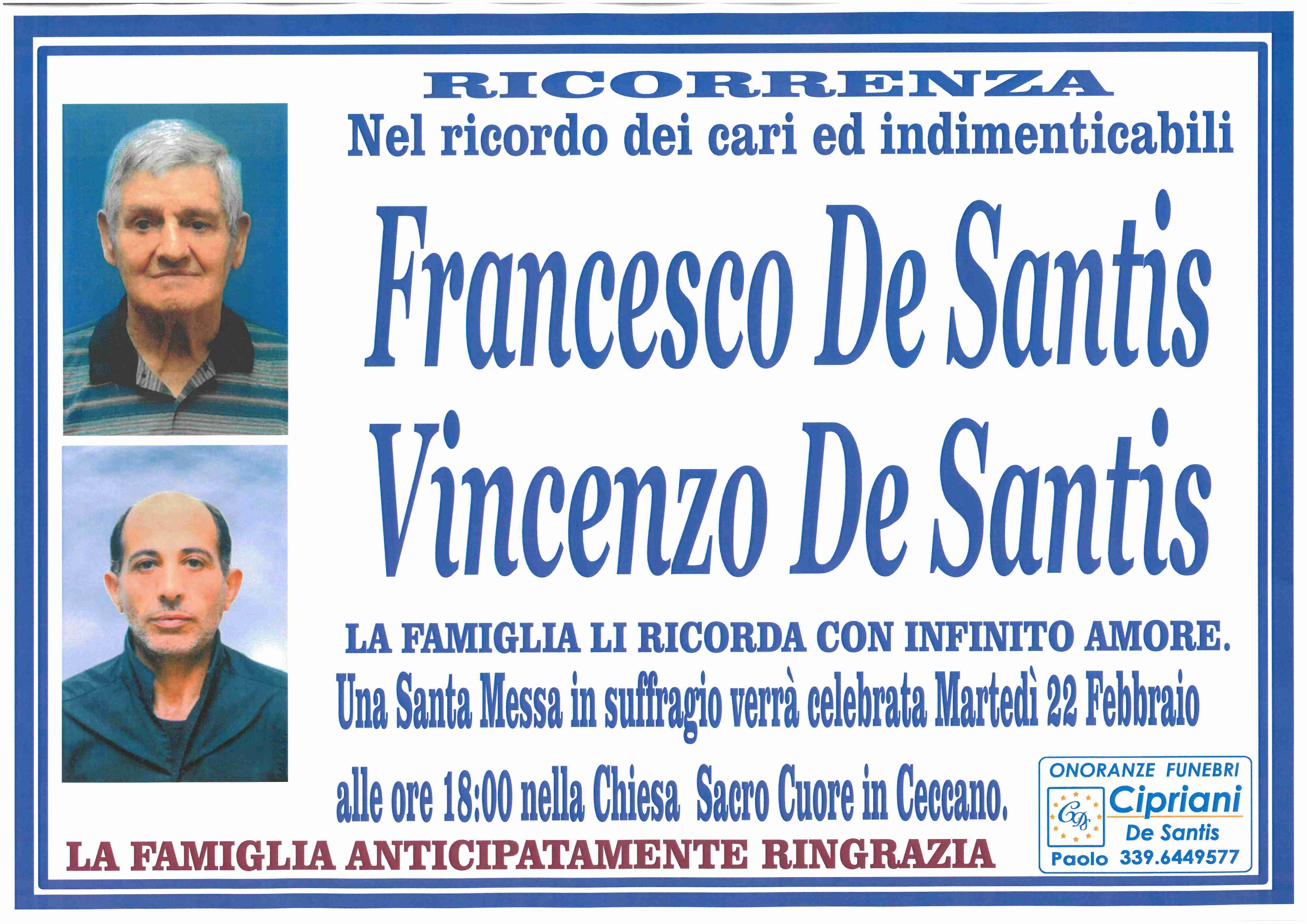 Francesco De Santis e Vincenzo De Santis