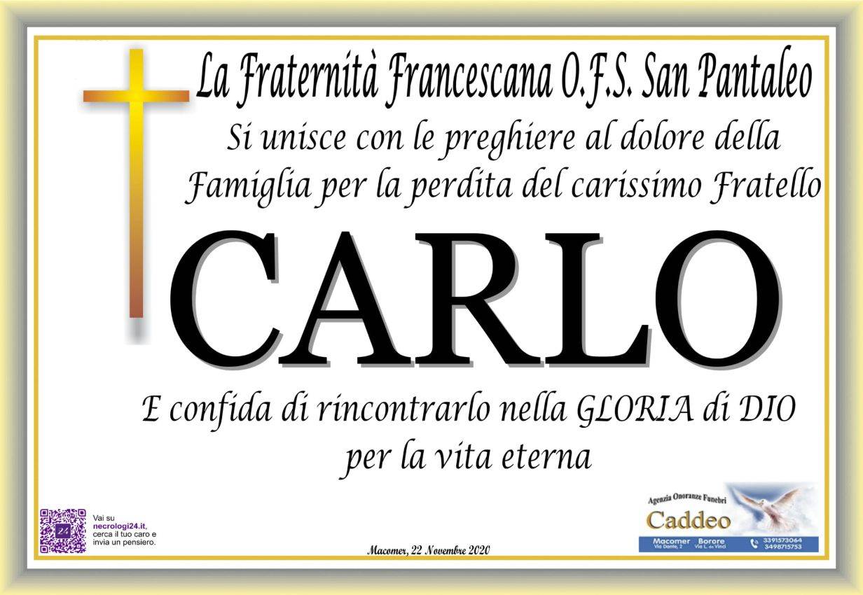 La Fraternità Francescana O.F.S. San Pantaleo