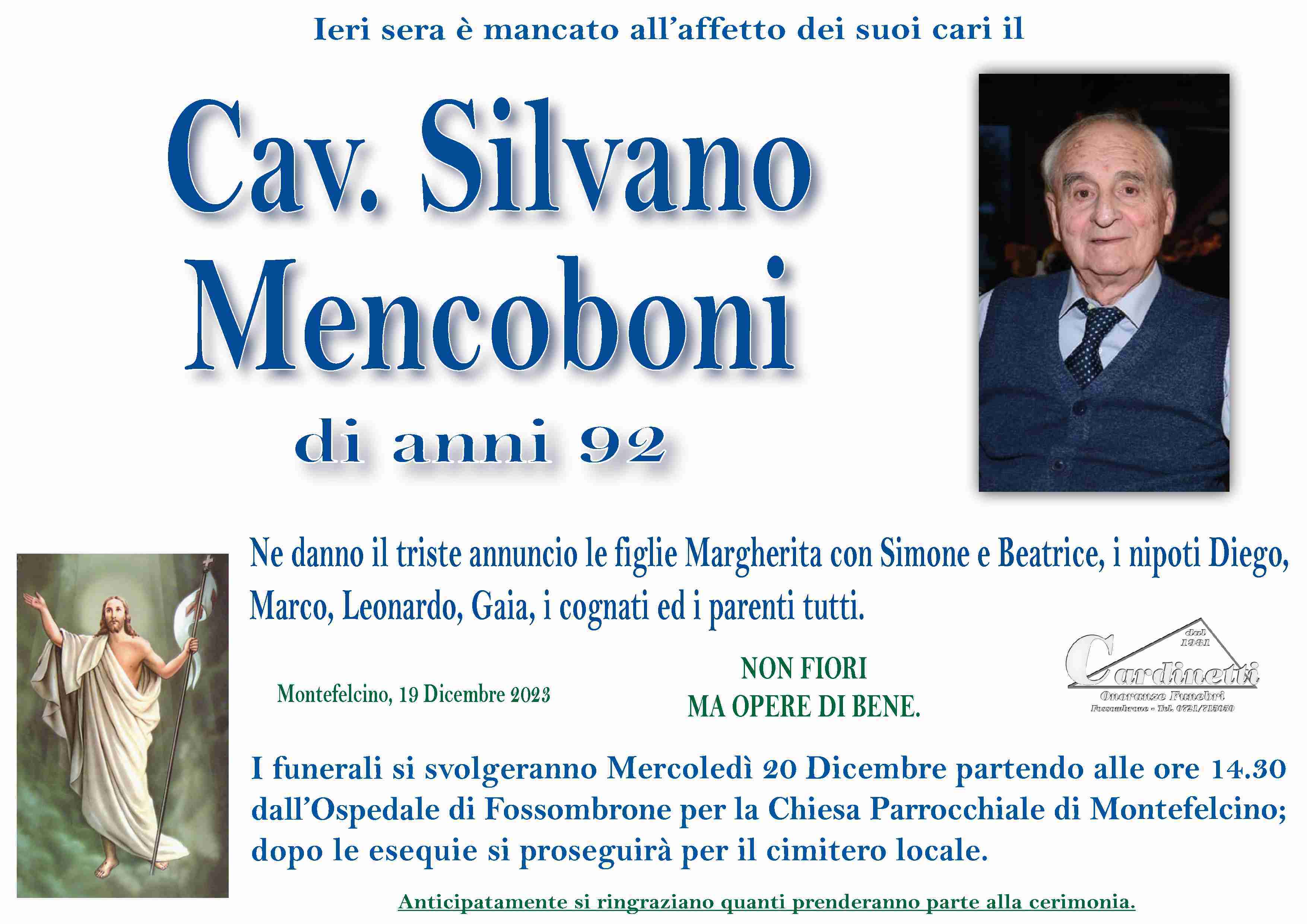 Silvano Mencoboni