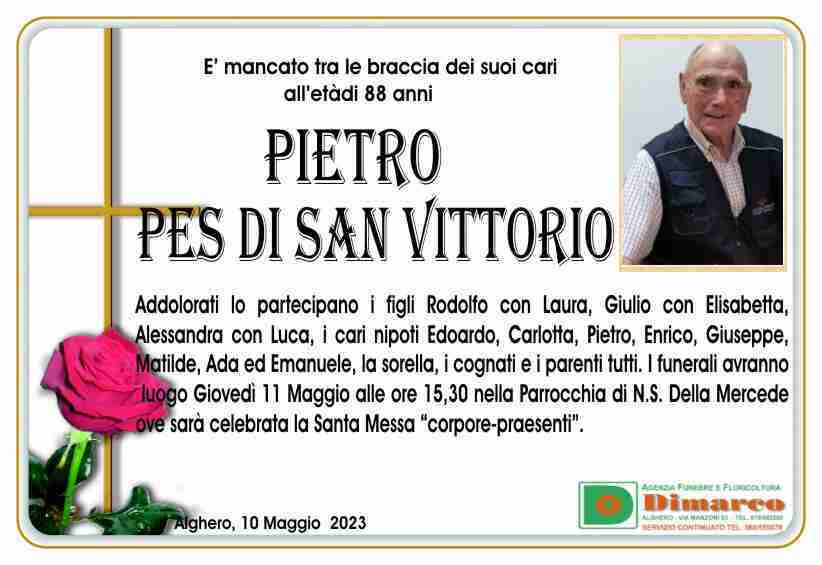 Pietro Pes Di San Vittorio