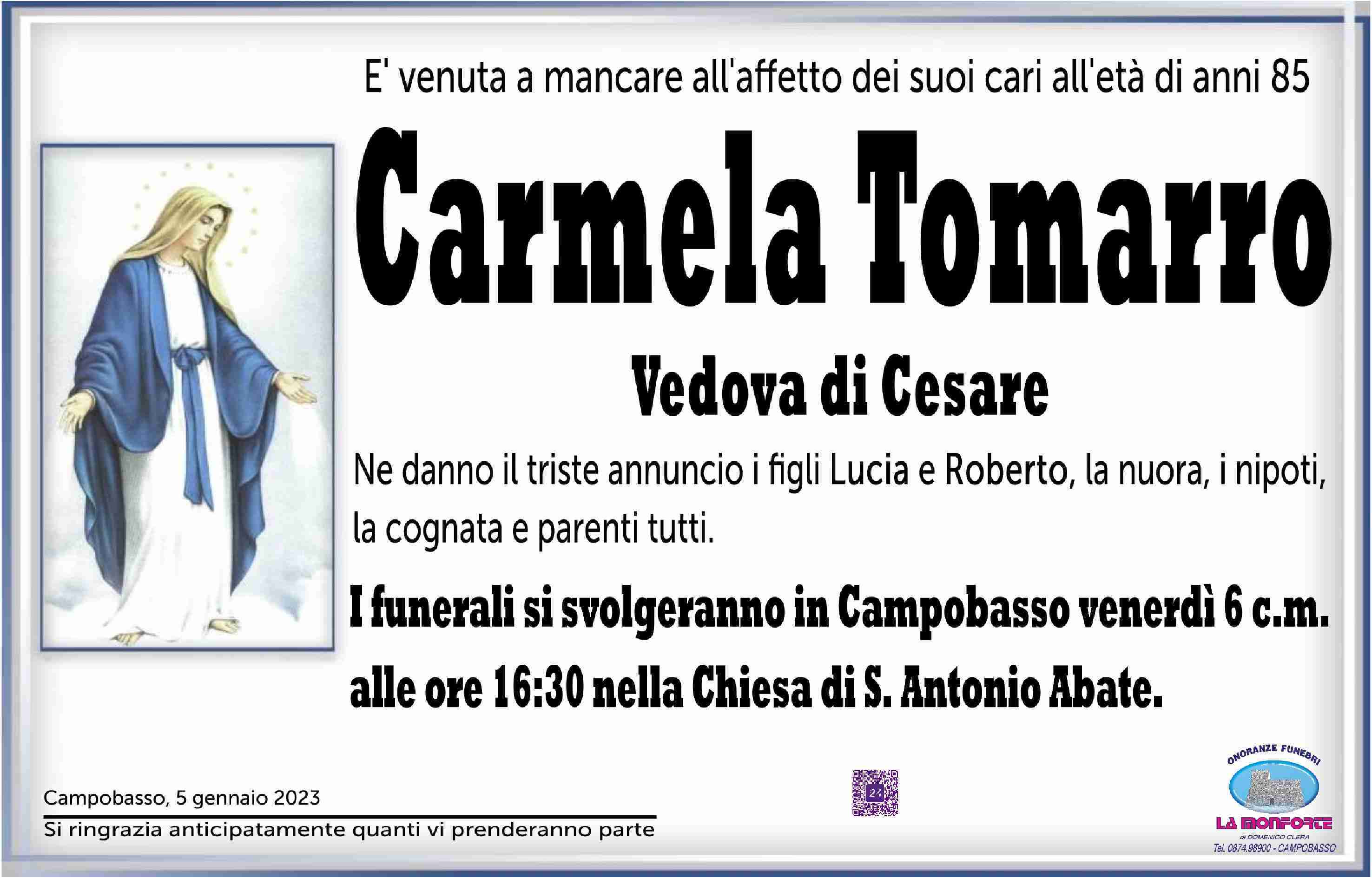 Carmela Tomarro