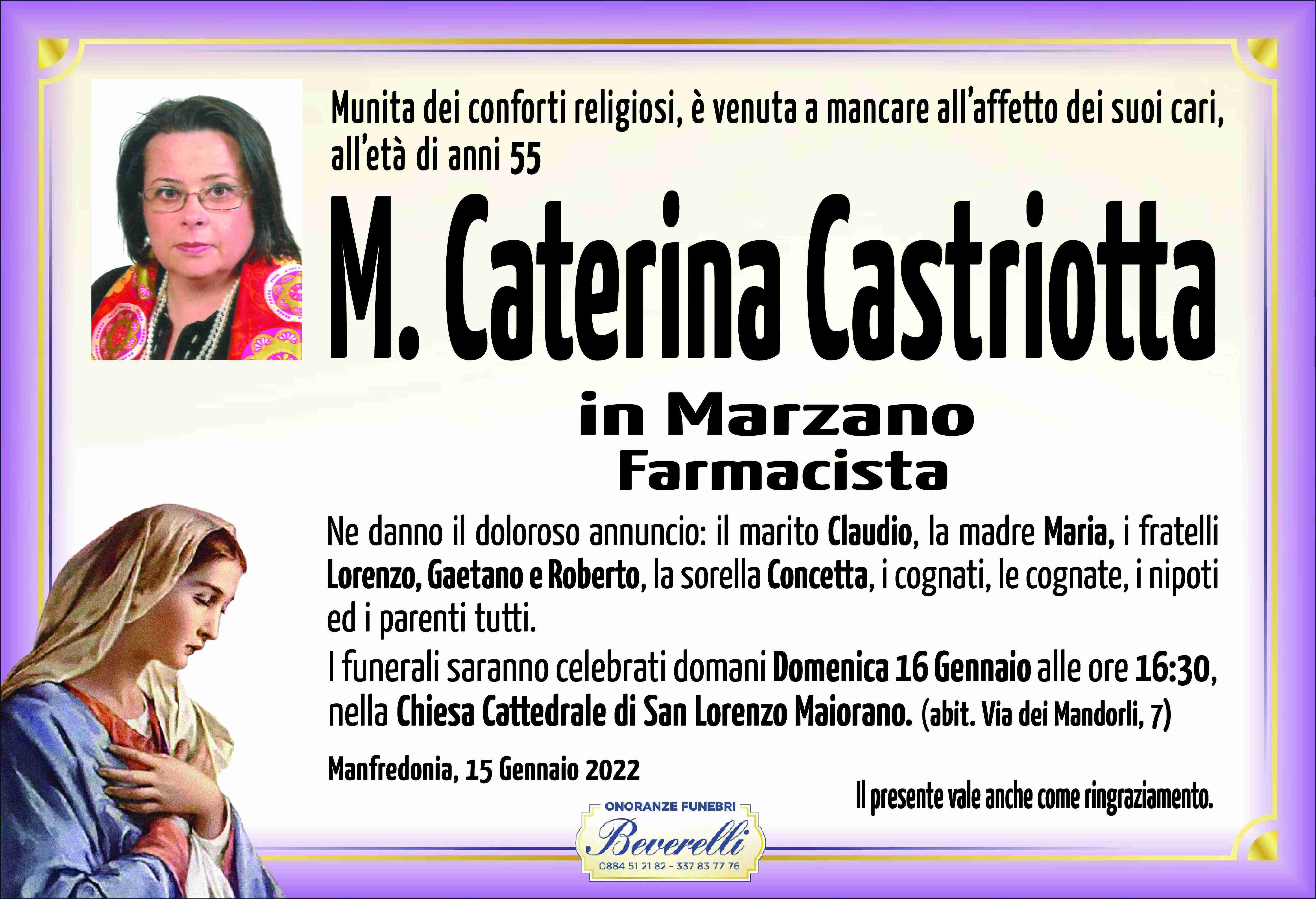 Maria Caterina Castriotta