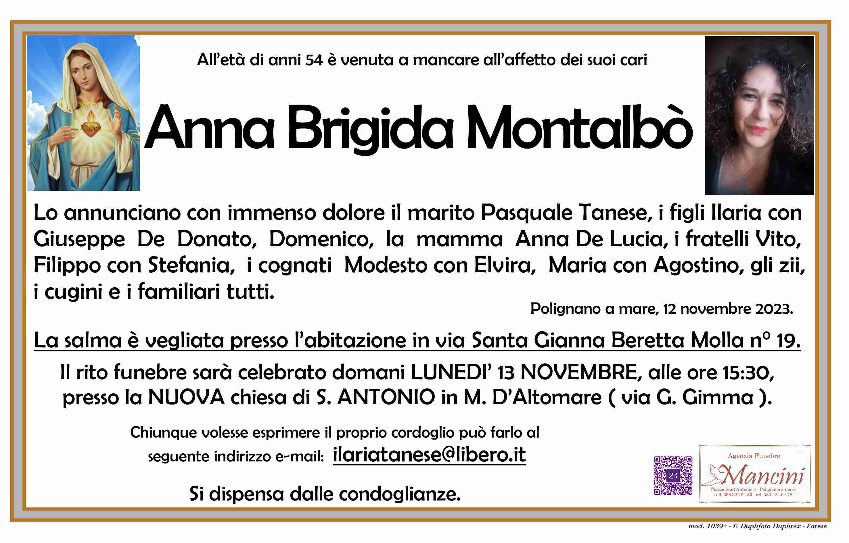 Anna Brigida Montalbo'