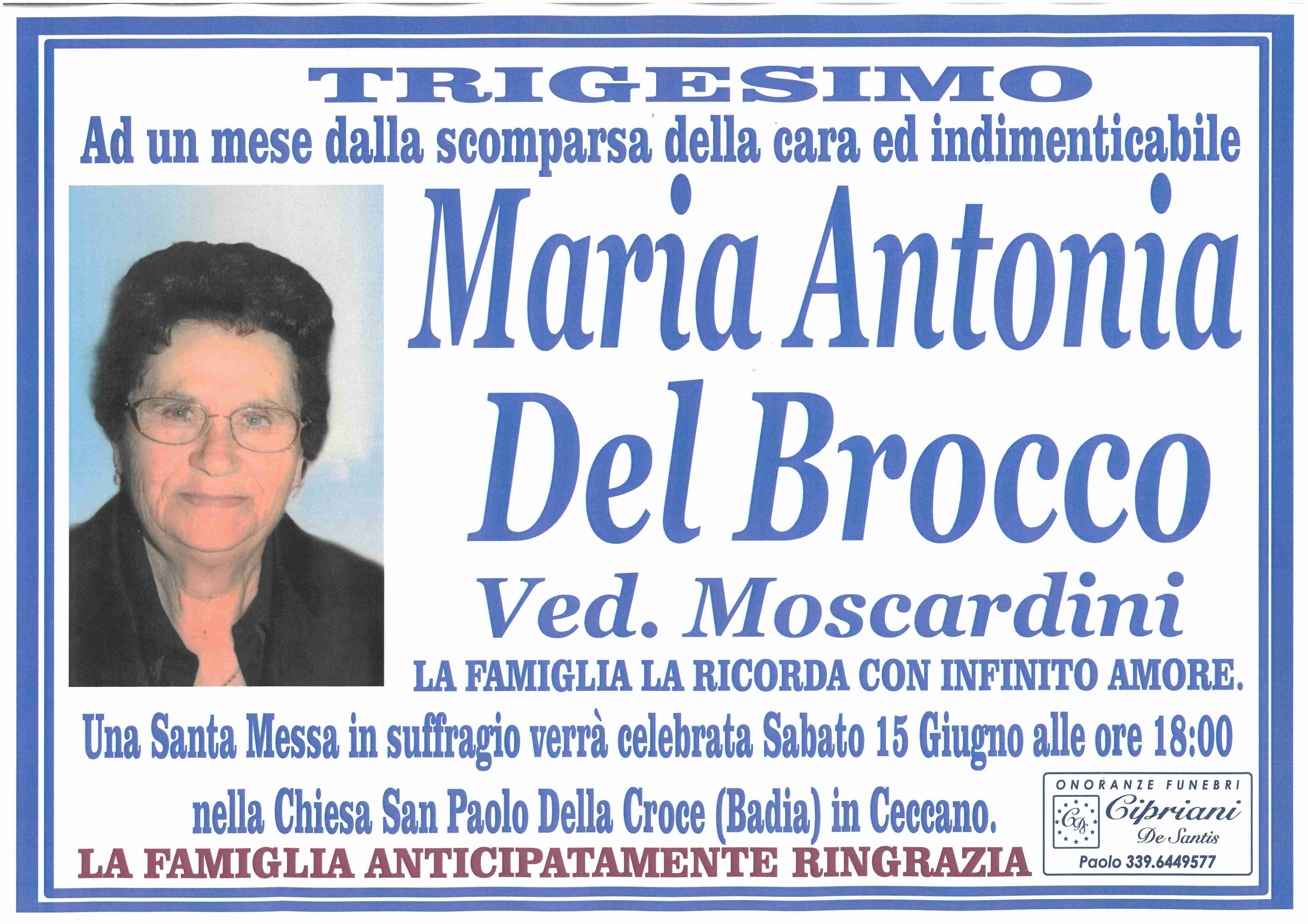 Maria Antonia Del Brocco