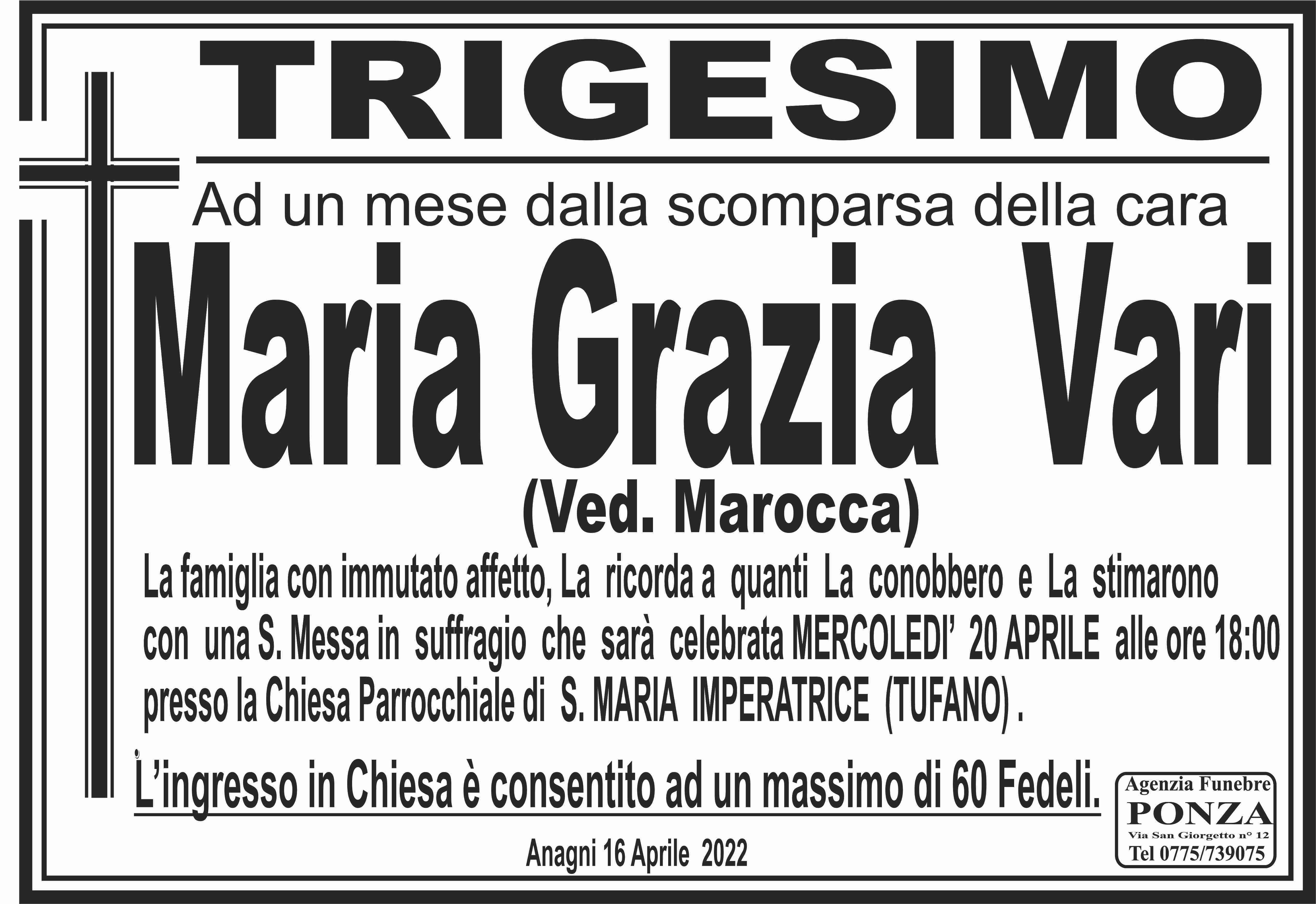 Maria Grazia Vari