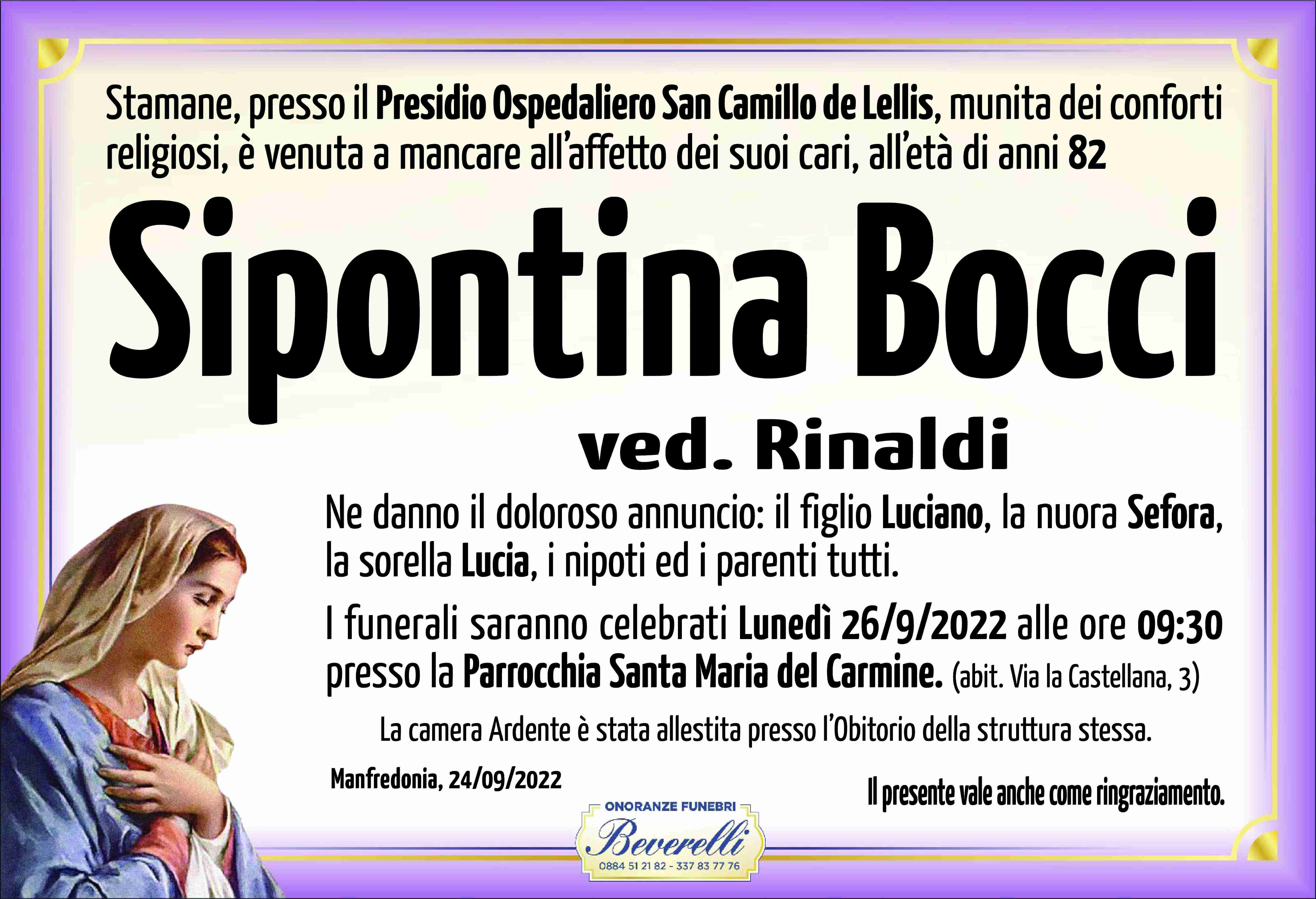 Sipontina Bocci