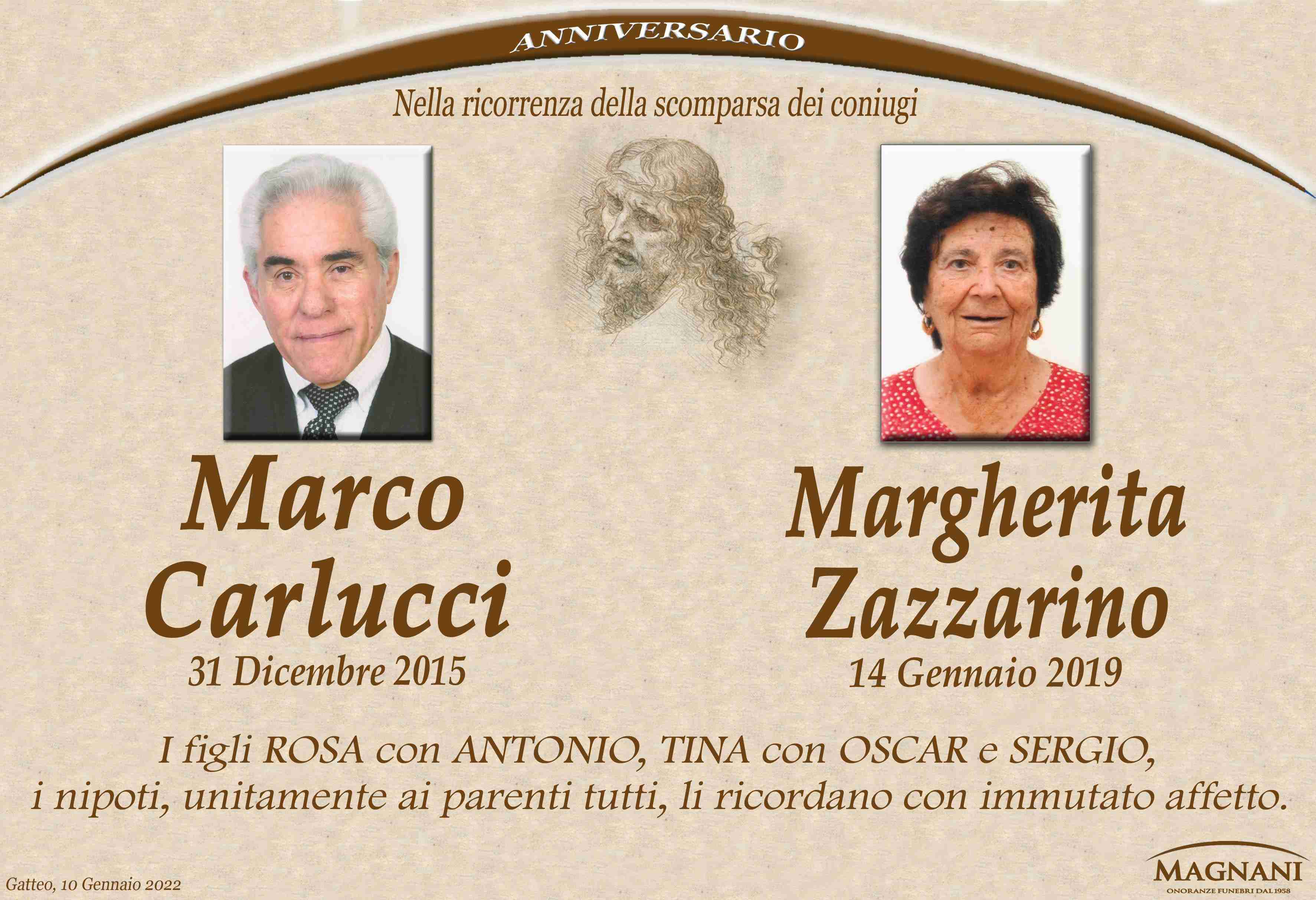Marco Carlucci e Margherita Zazzarino