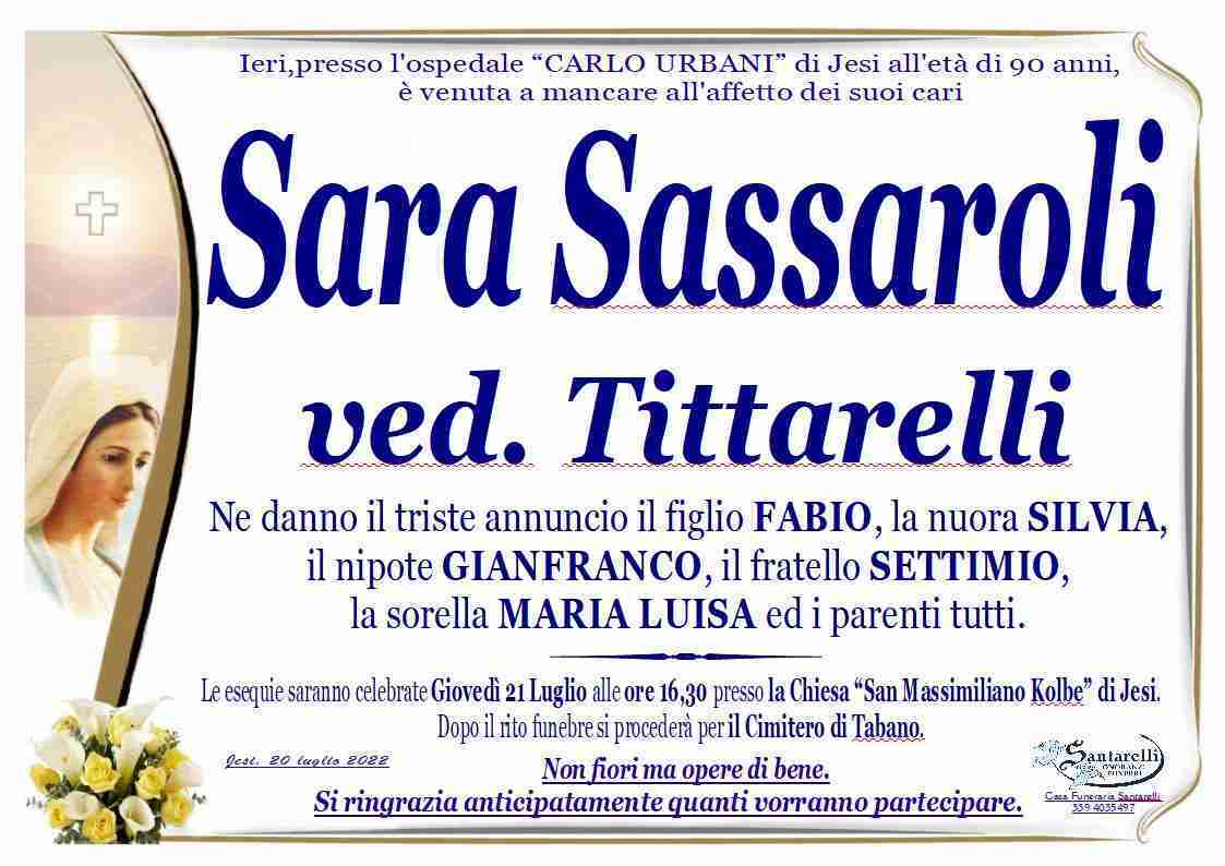 Sara Sassaroli