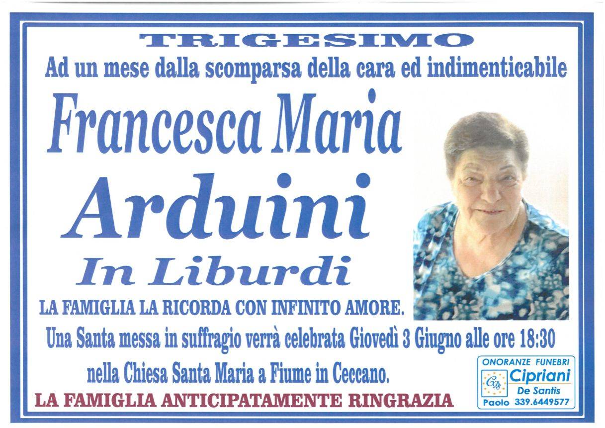 Francesca Maria Arduini