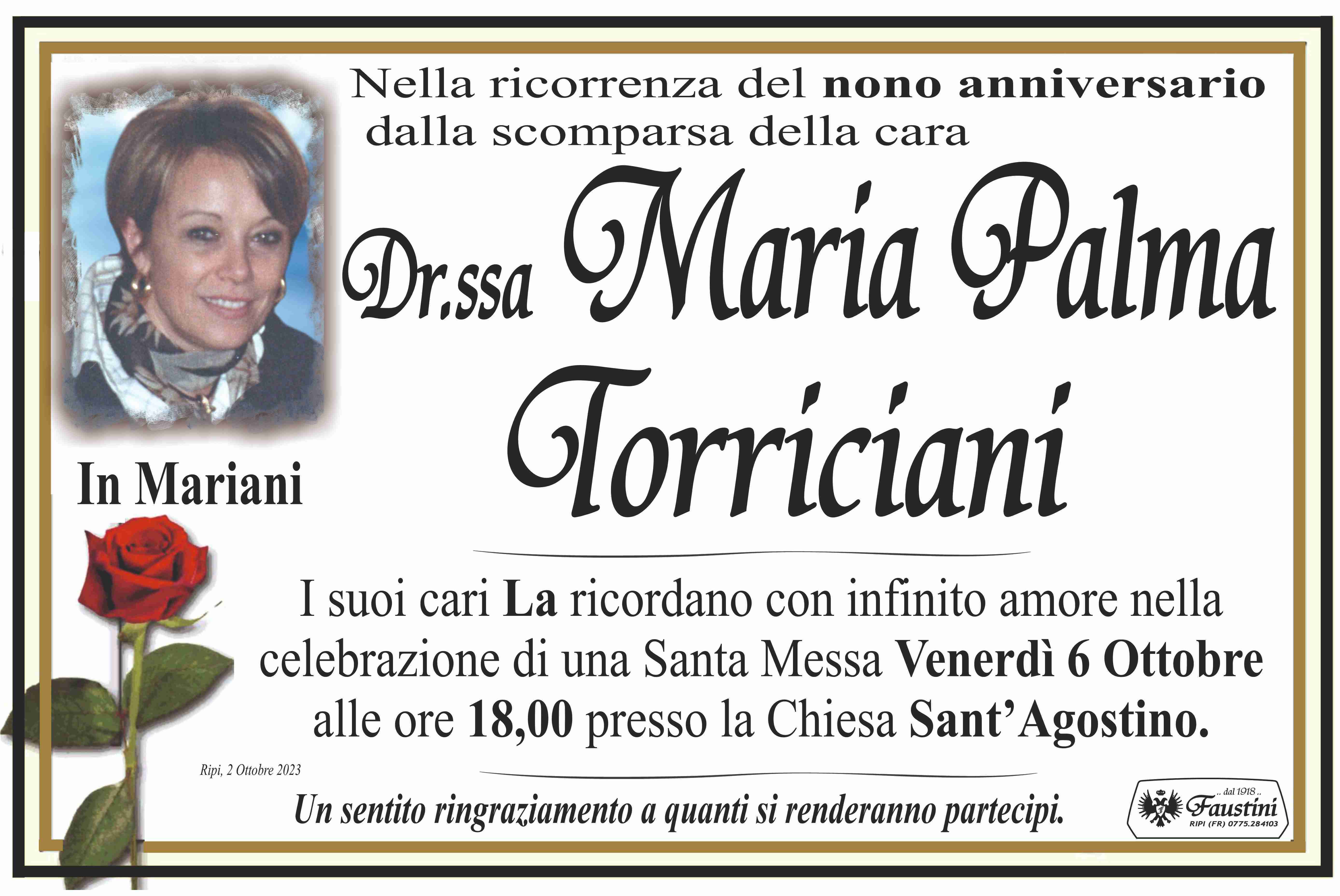 Dr.ssa Maria Palma Torriciani
