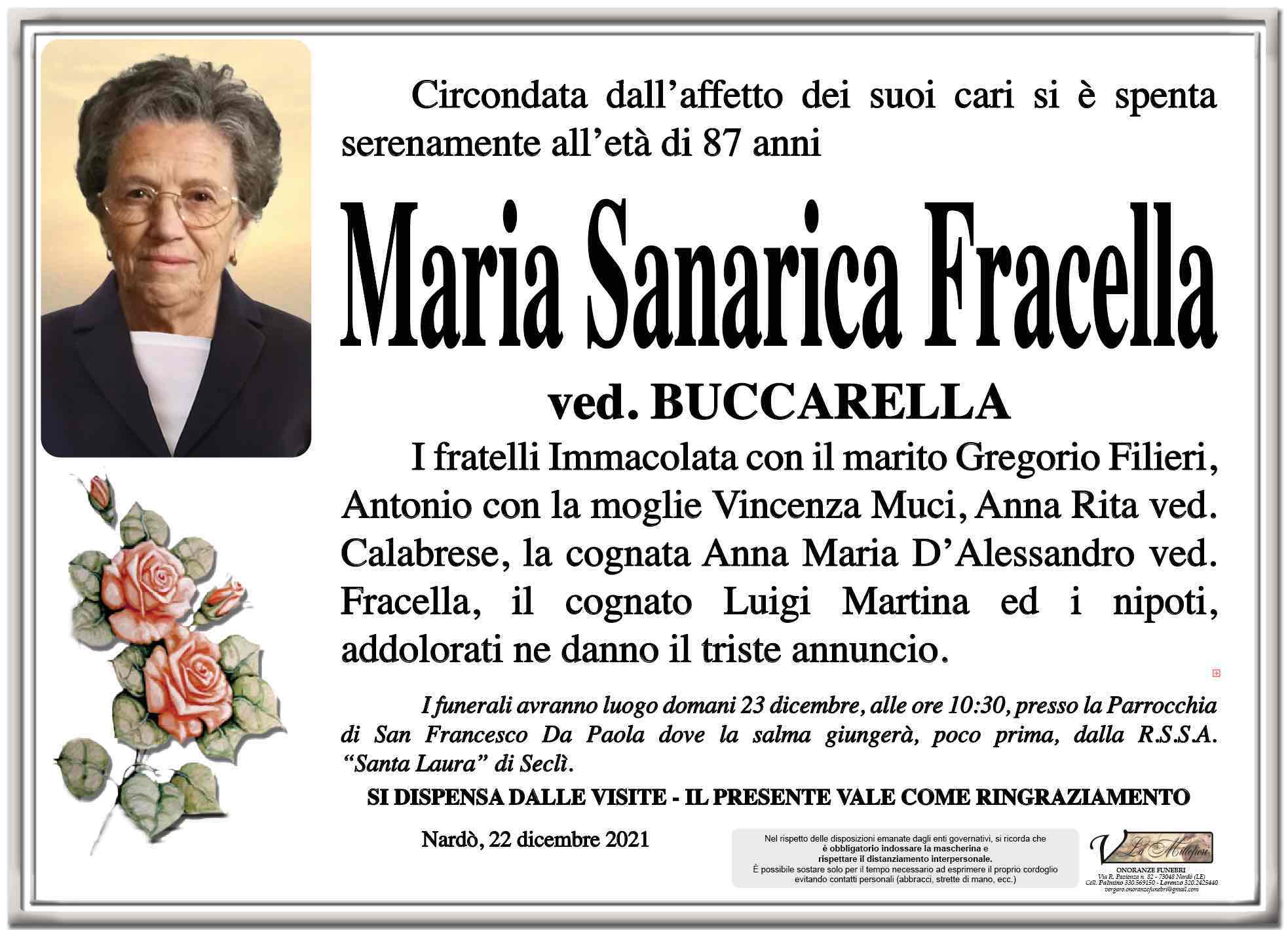 Maria Sanarica Fracella