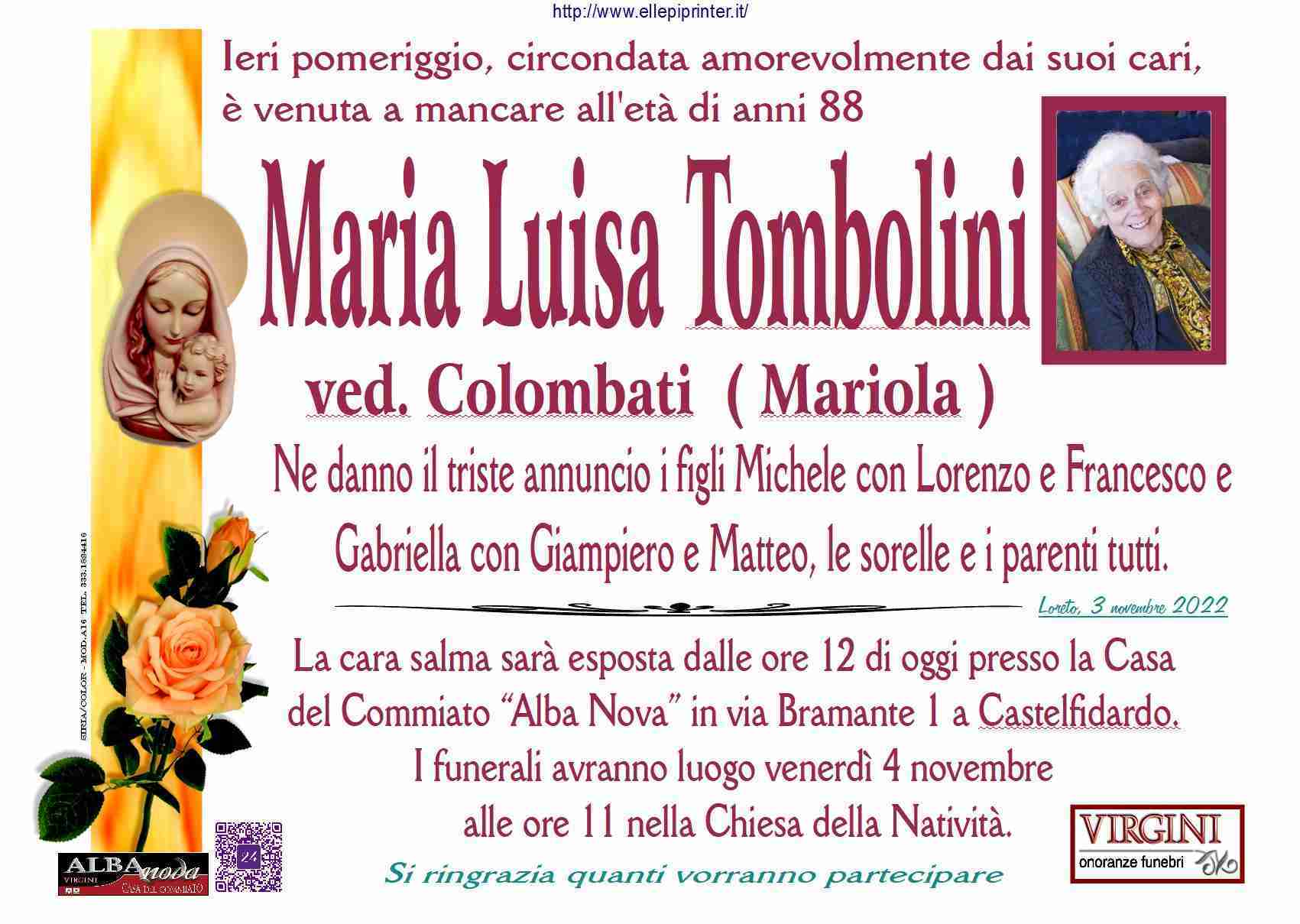 Maria Luisa Tombolini