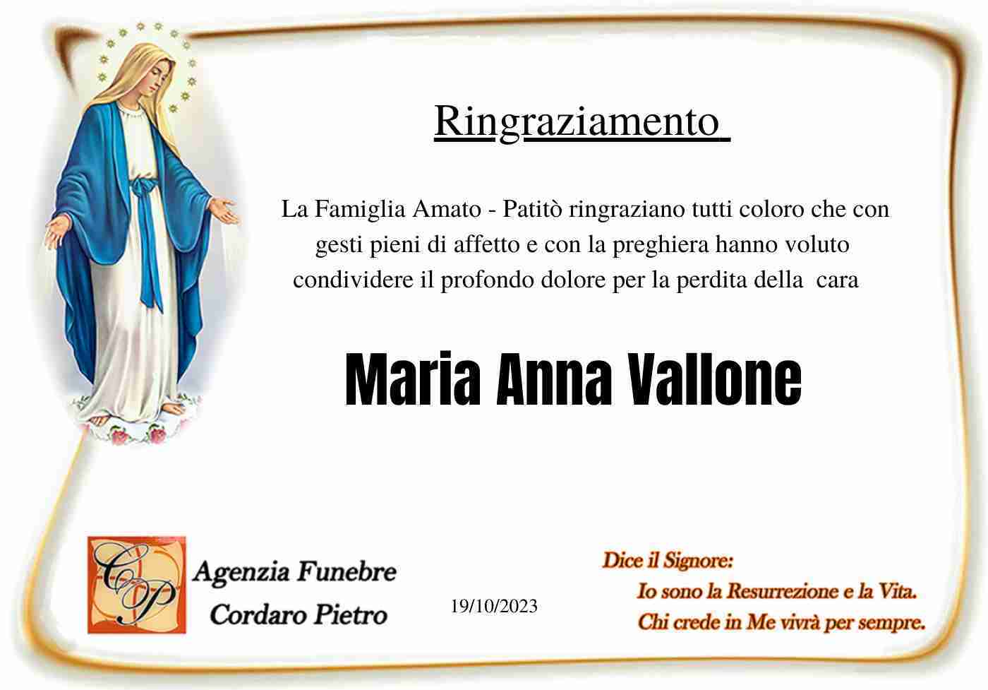 Maria Anna Vallone