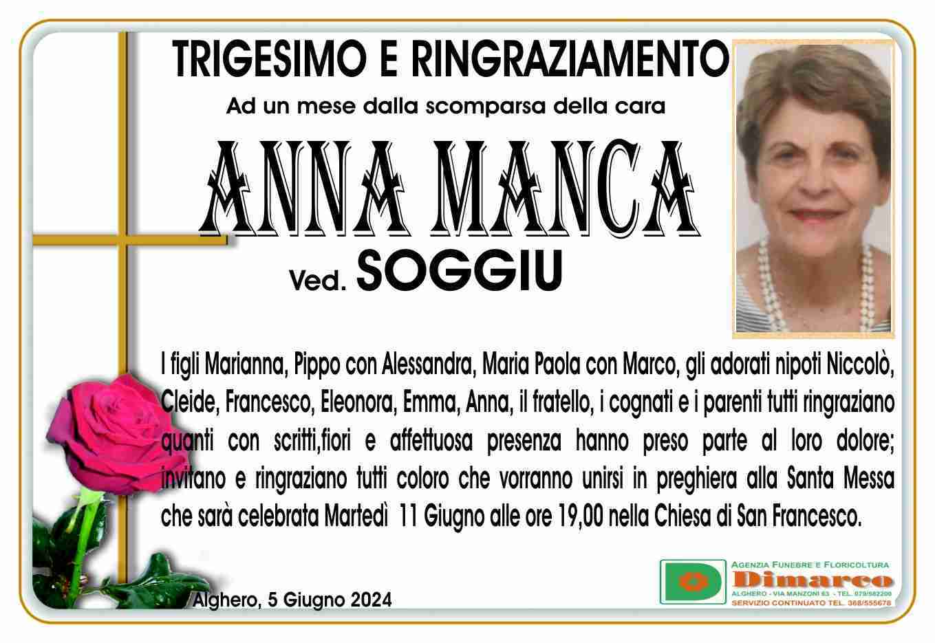 Anna Manca ved. Soggiu