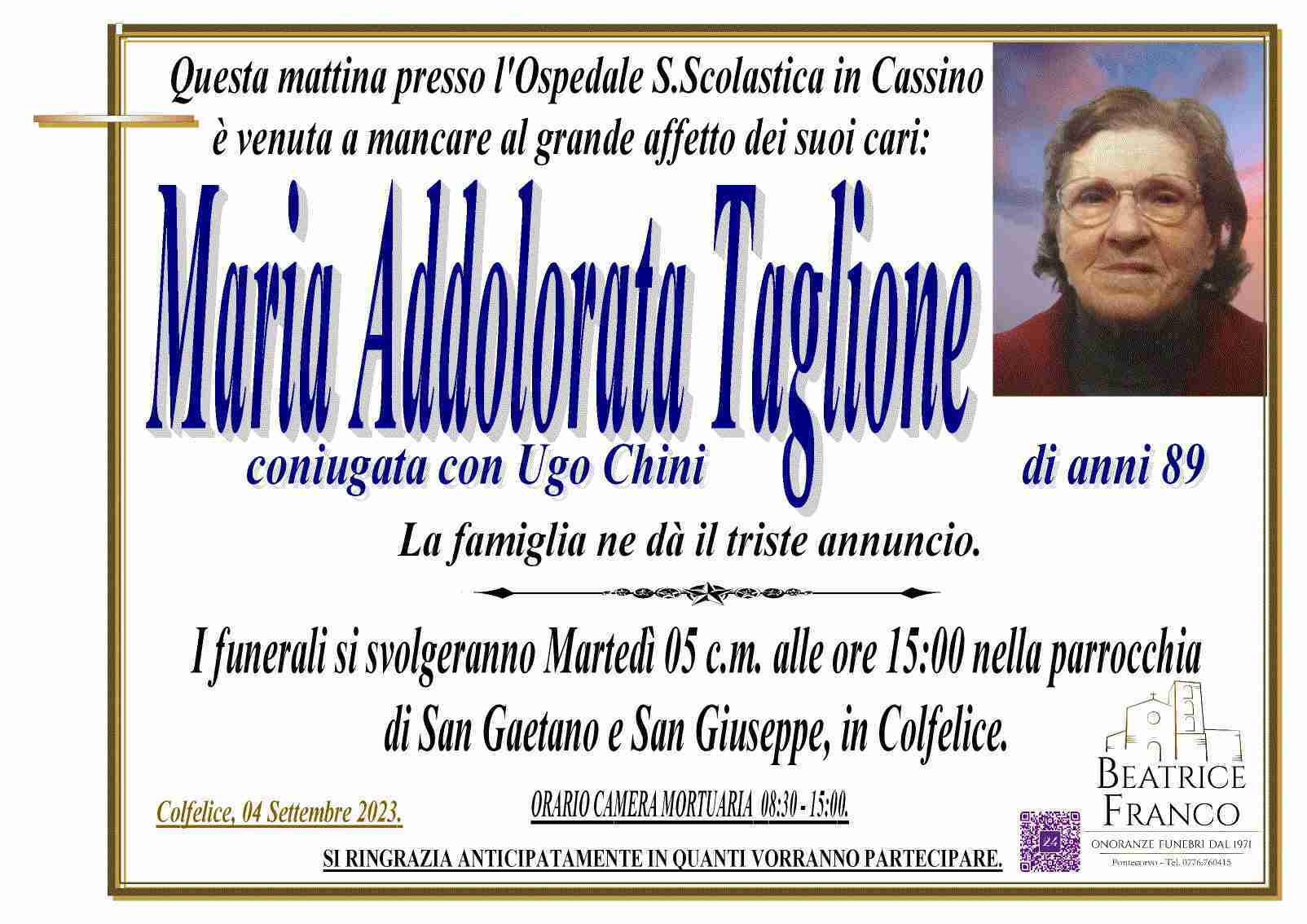 Maria Addolorata Taglione
