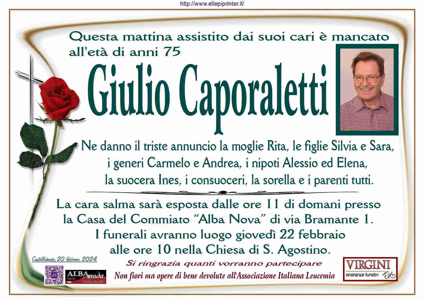 Giulio Caporaletti