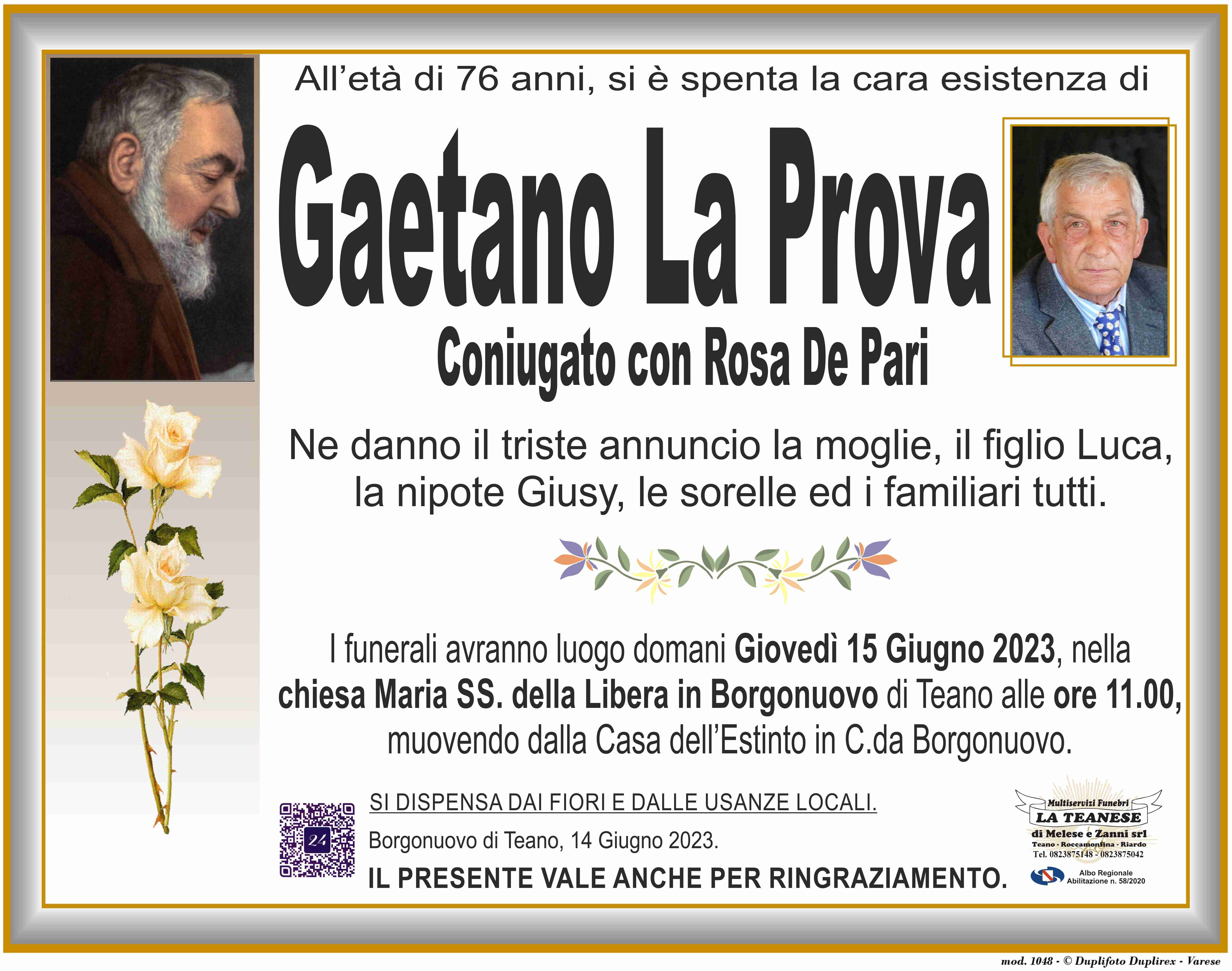 Gaetano La Prova