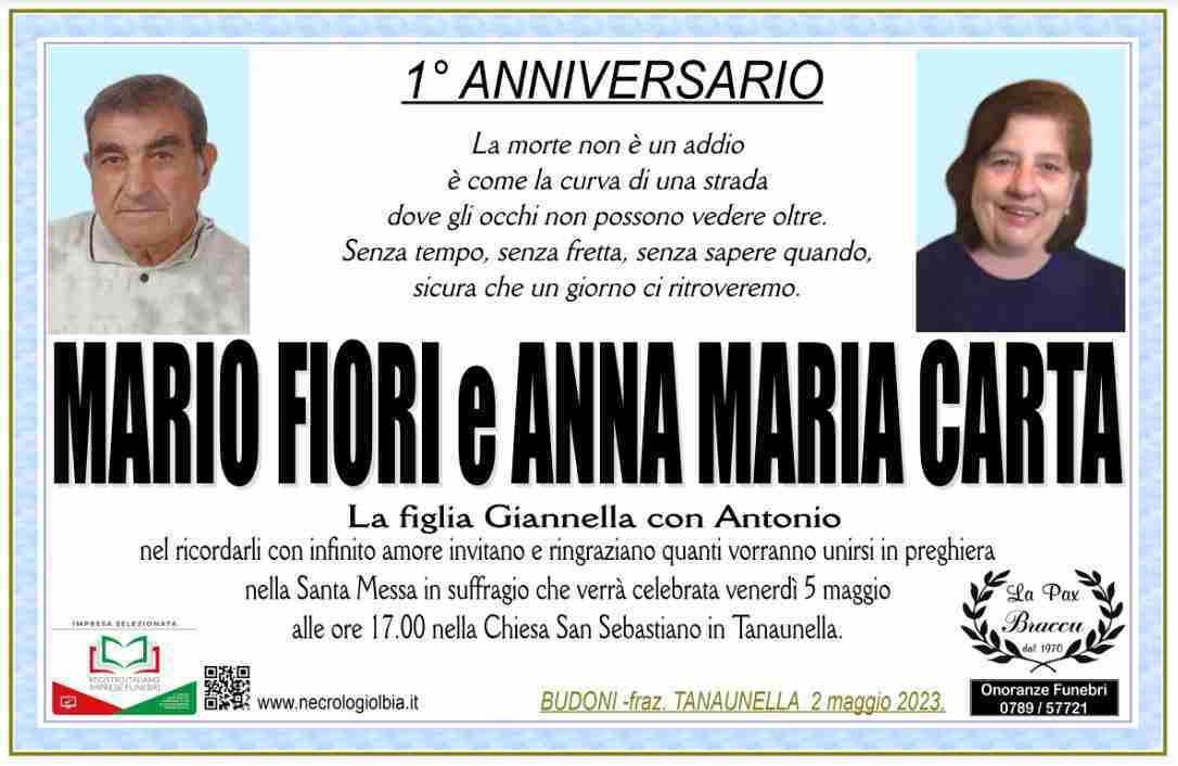 Mario Carlo Fiori e Anna Maria Carta