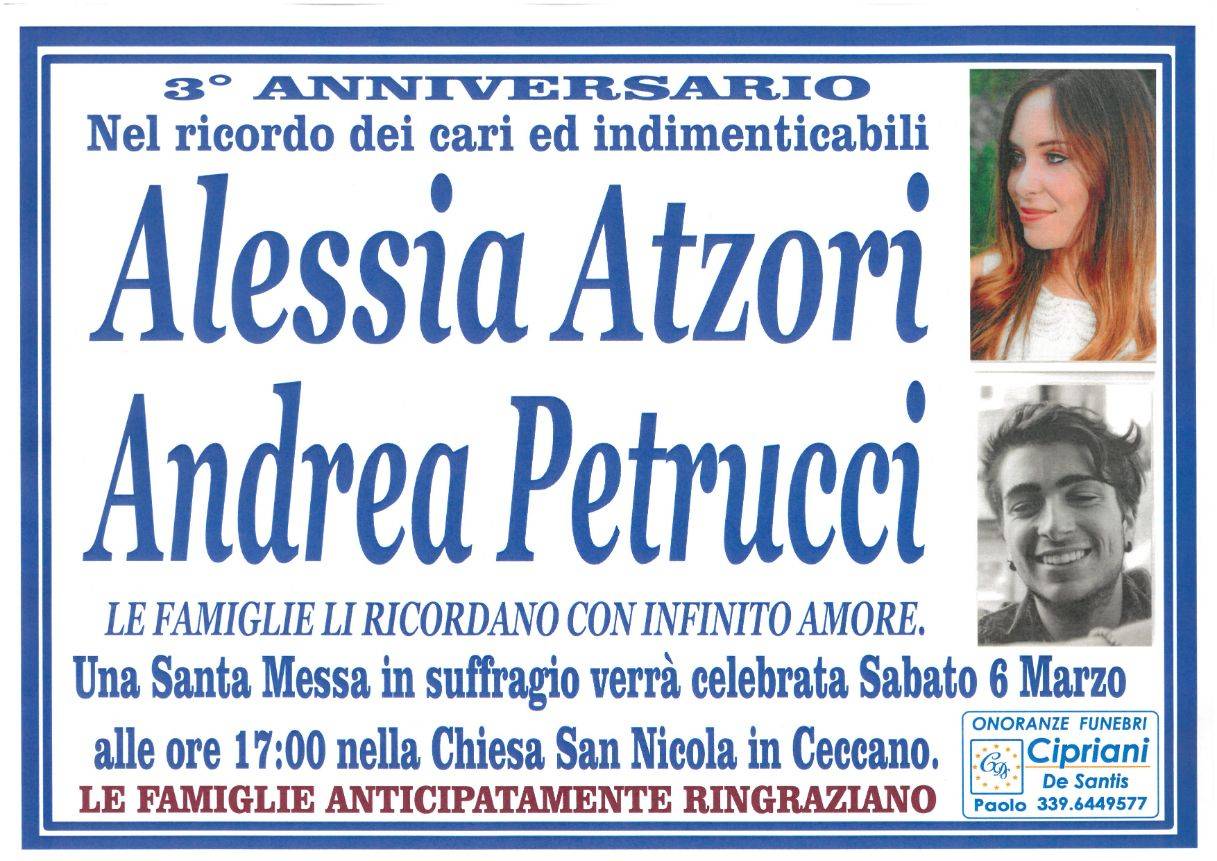 Alessia Atzori e Andrea Petrucci