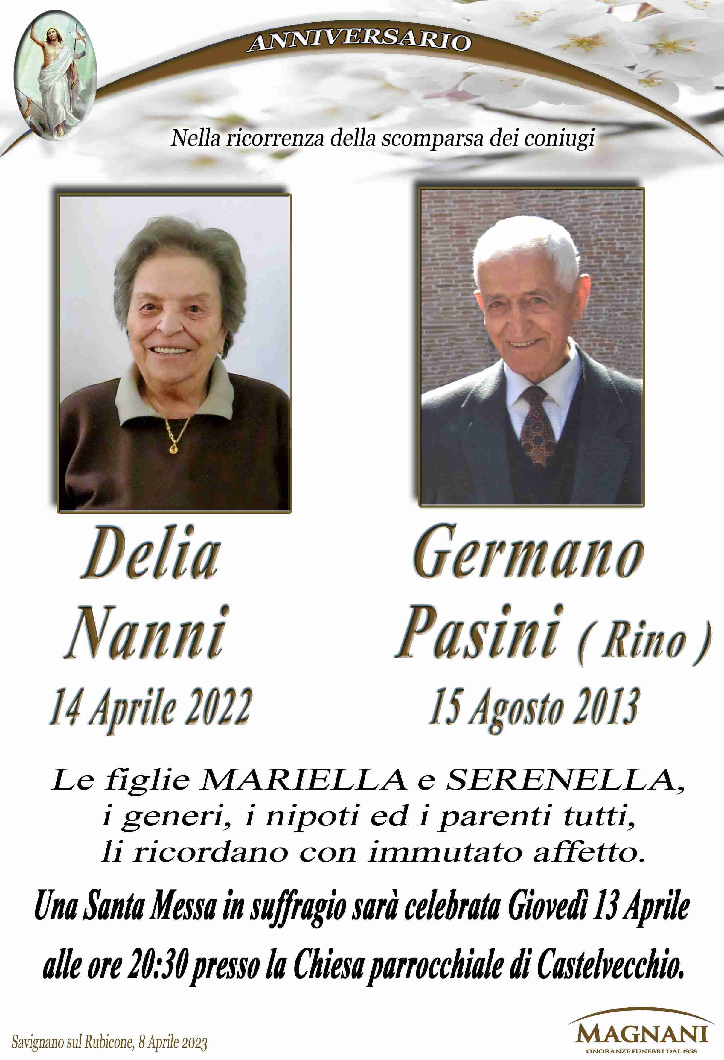 Delia Nanni e Germano Pasini
