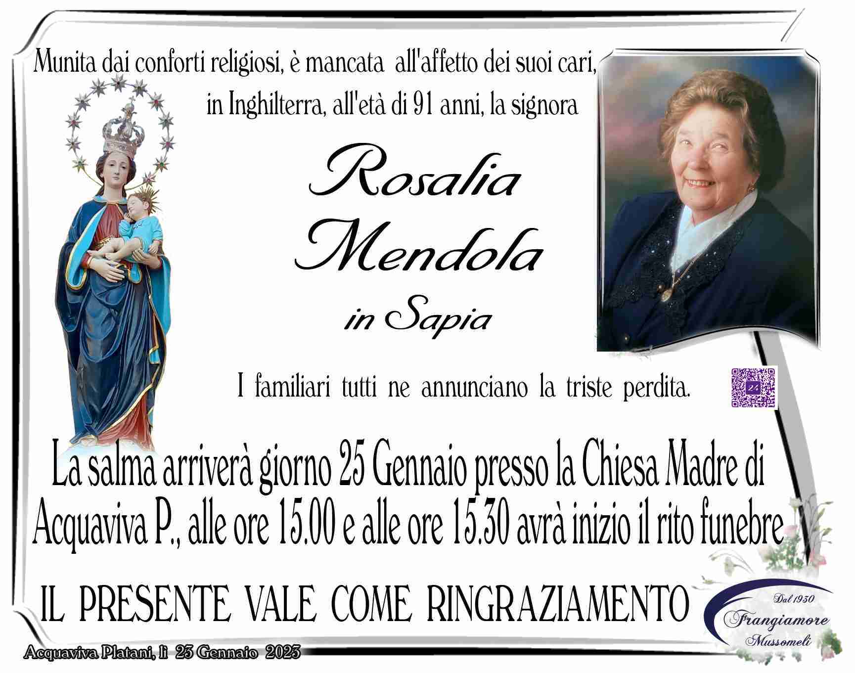 Rosalia Mendola