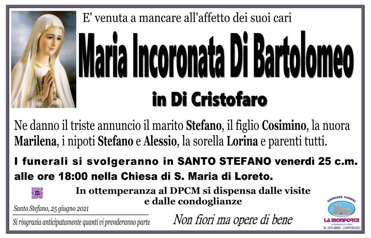 Maria Incoronata Di Bartolomeo