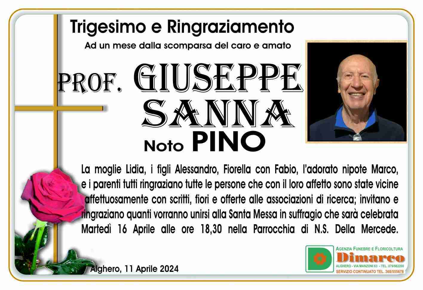 Prof. Giuseppe Sanna