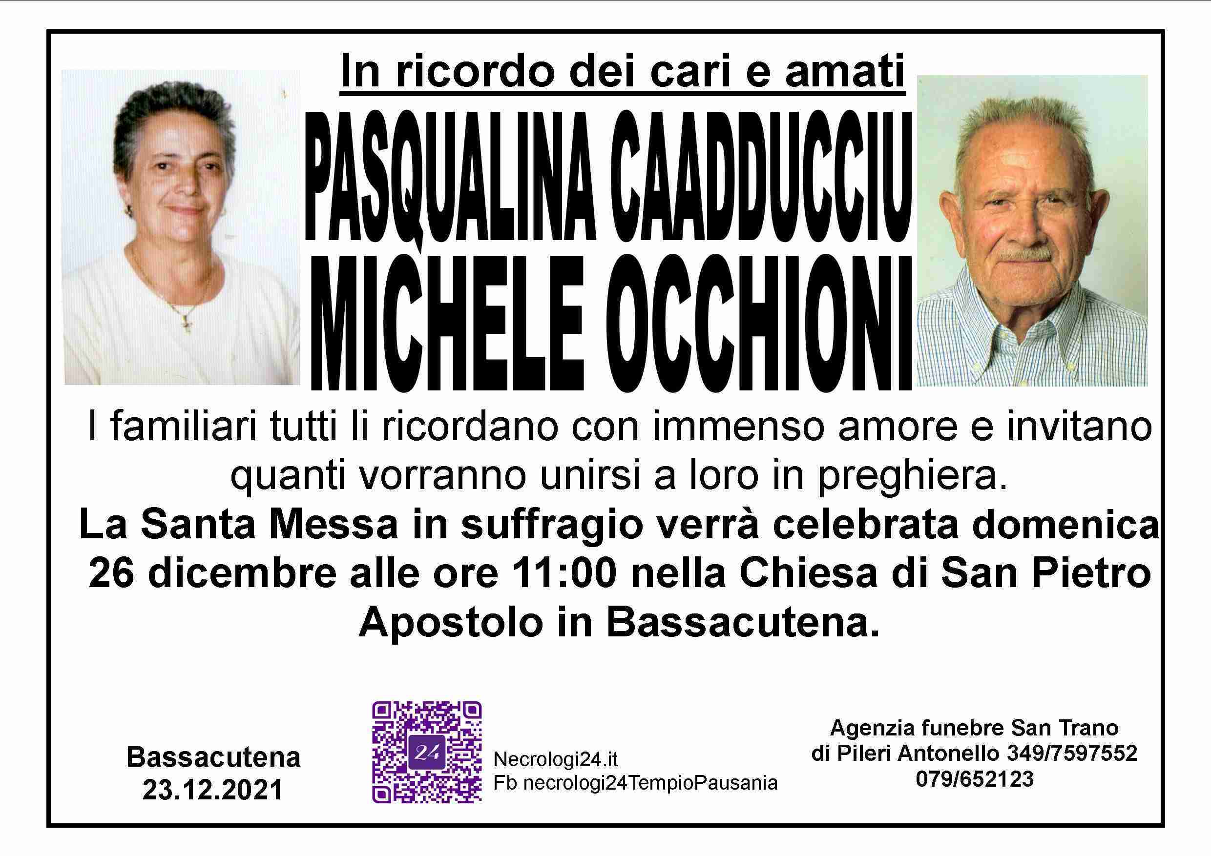 Pasqualina Caadducciu e Michele Occhioni