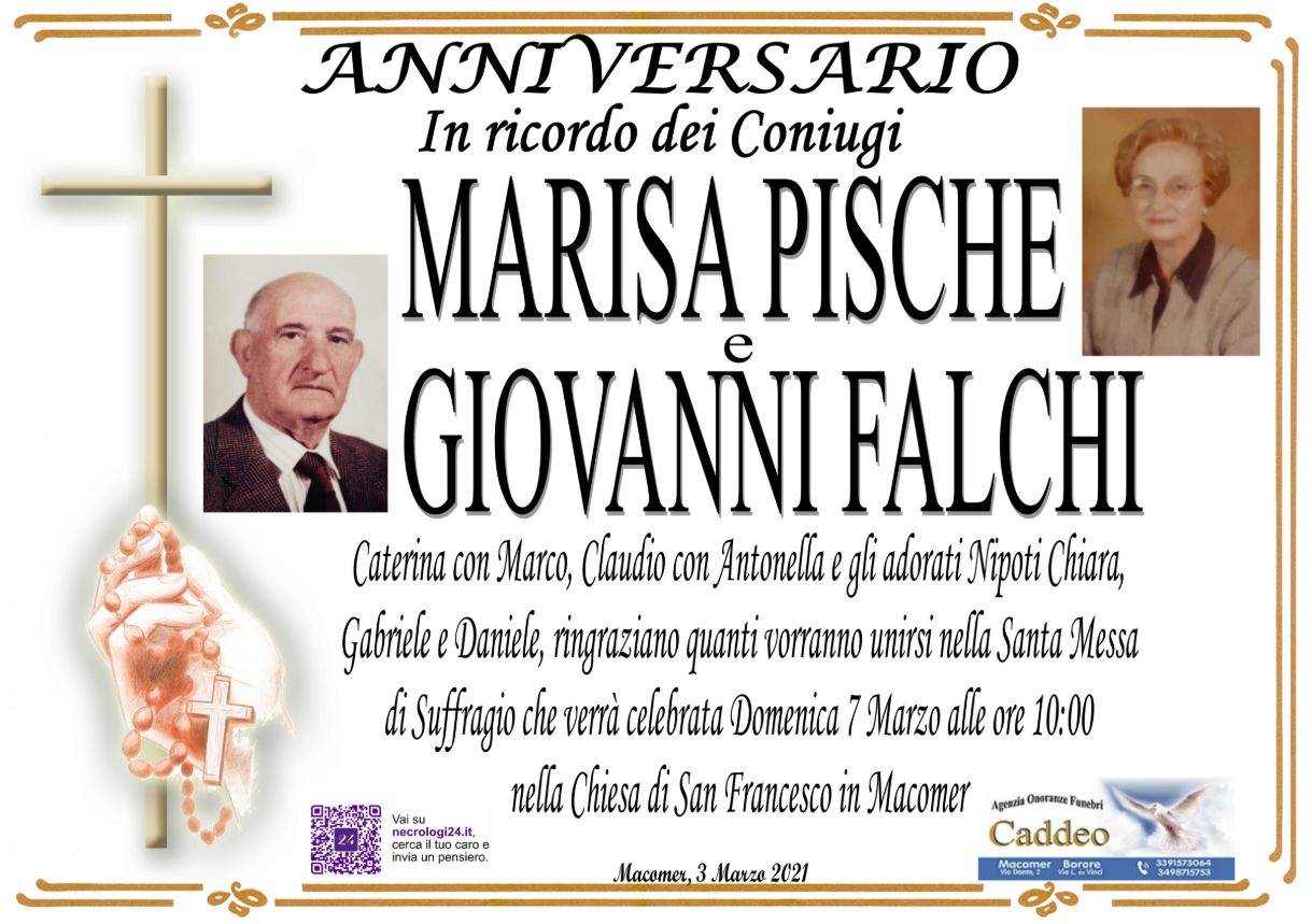 Marisa Pische e Giovanni Falchi