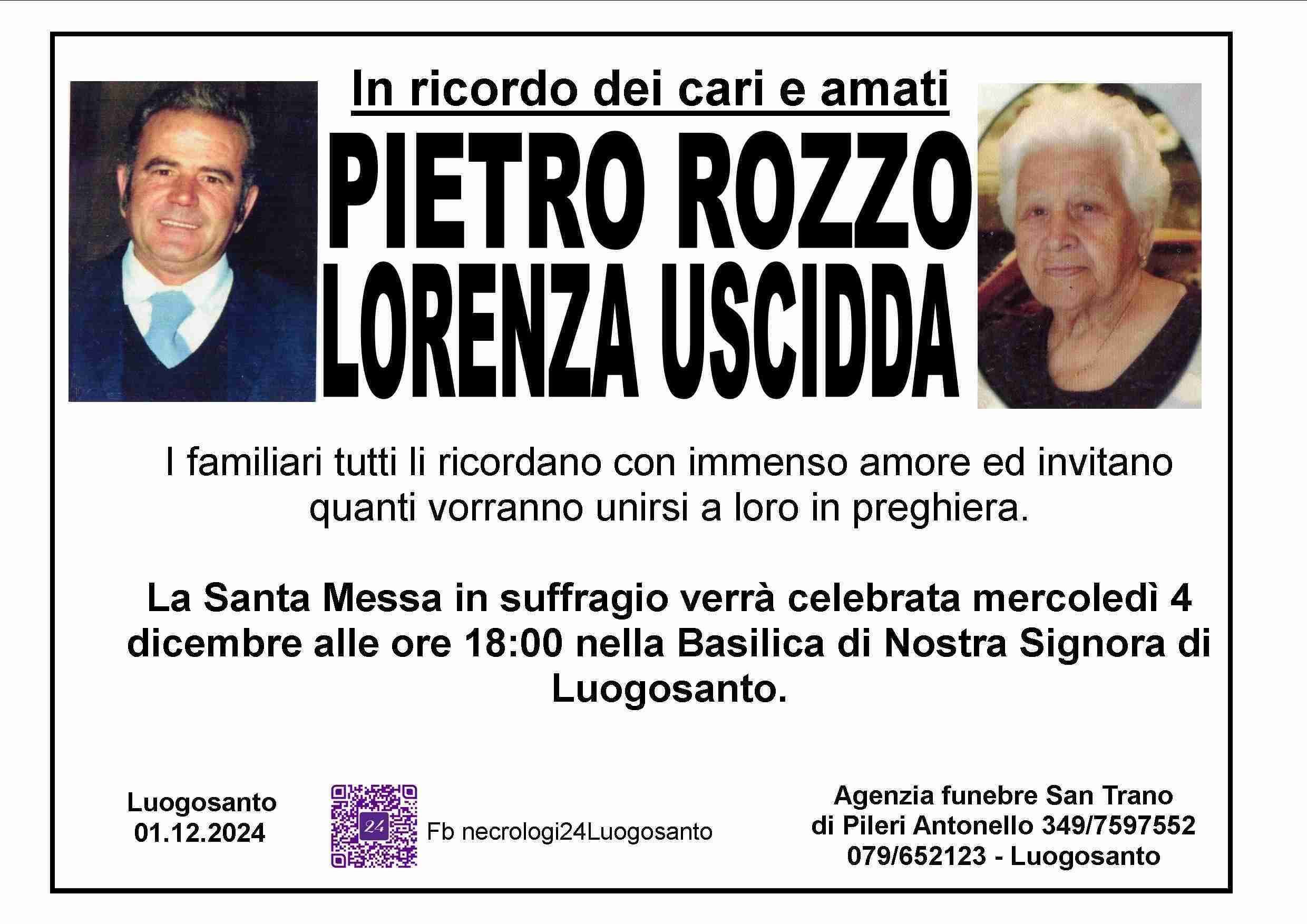 Pietro Rozzo e Lorenza Uscidda