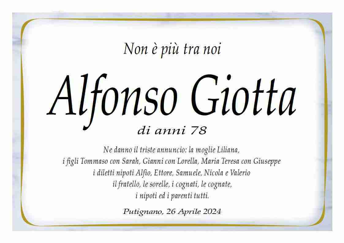 Alfonso Giotta