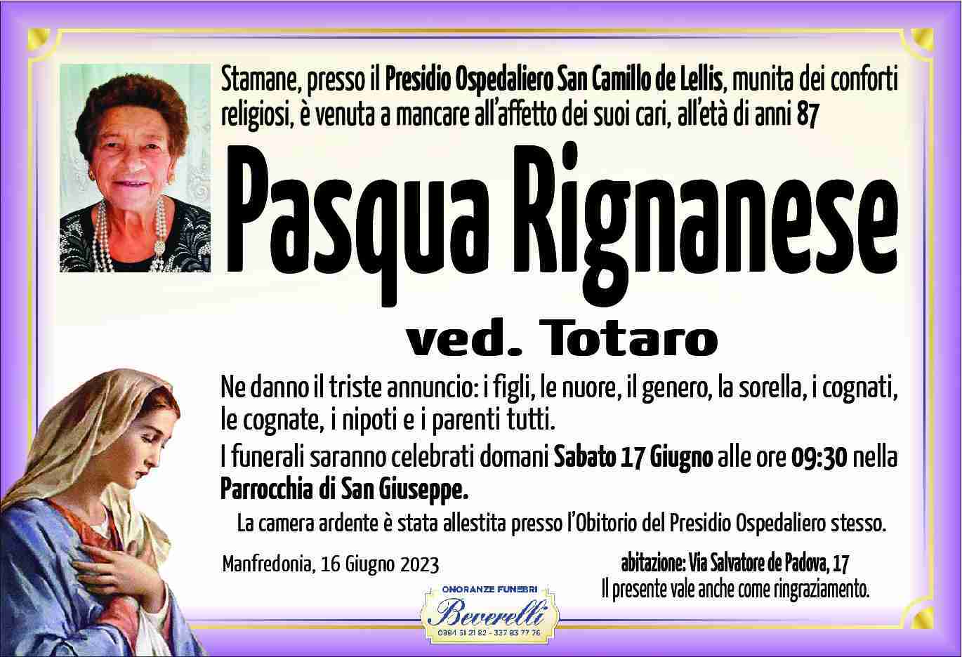 Pasqua Rignanese