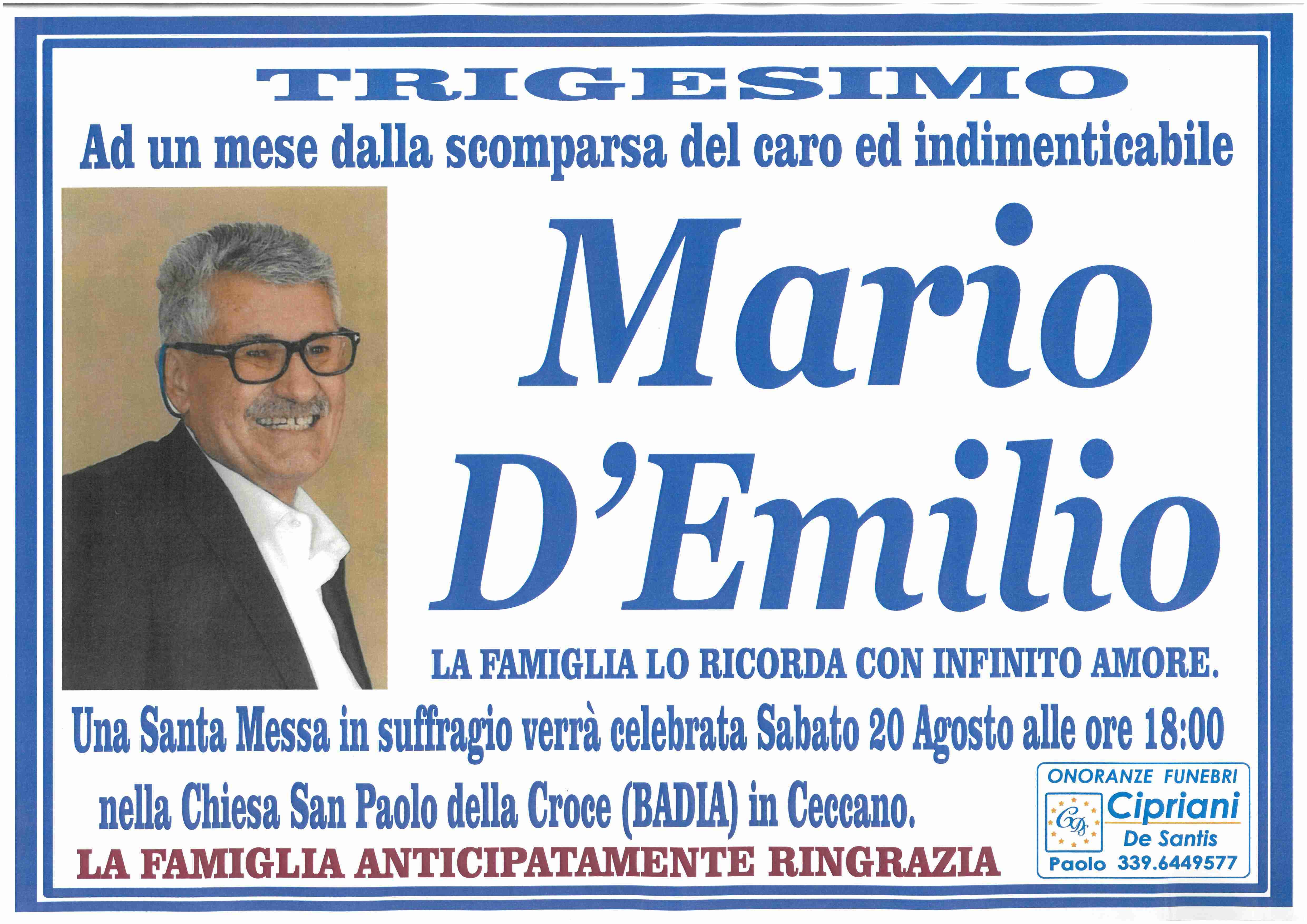 Mario D'Emilio