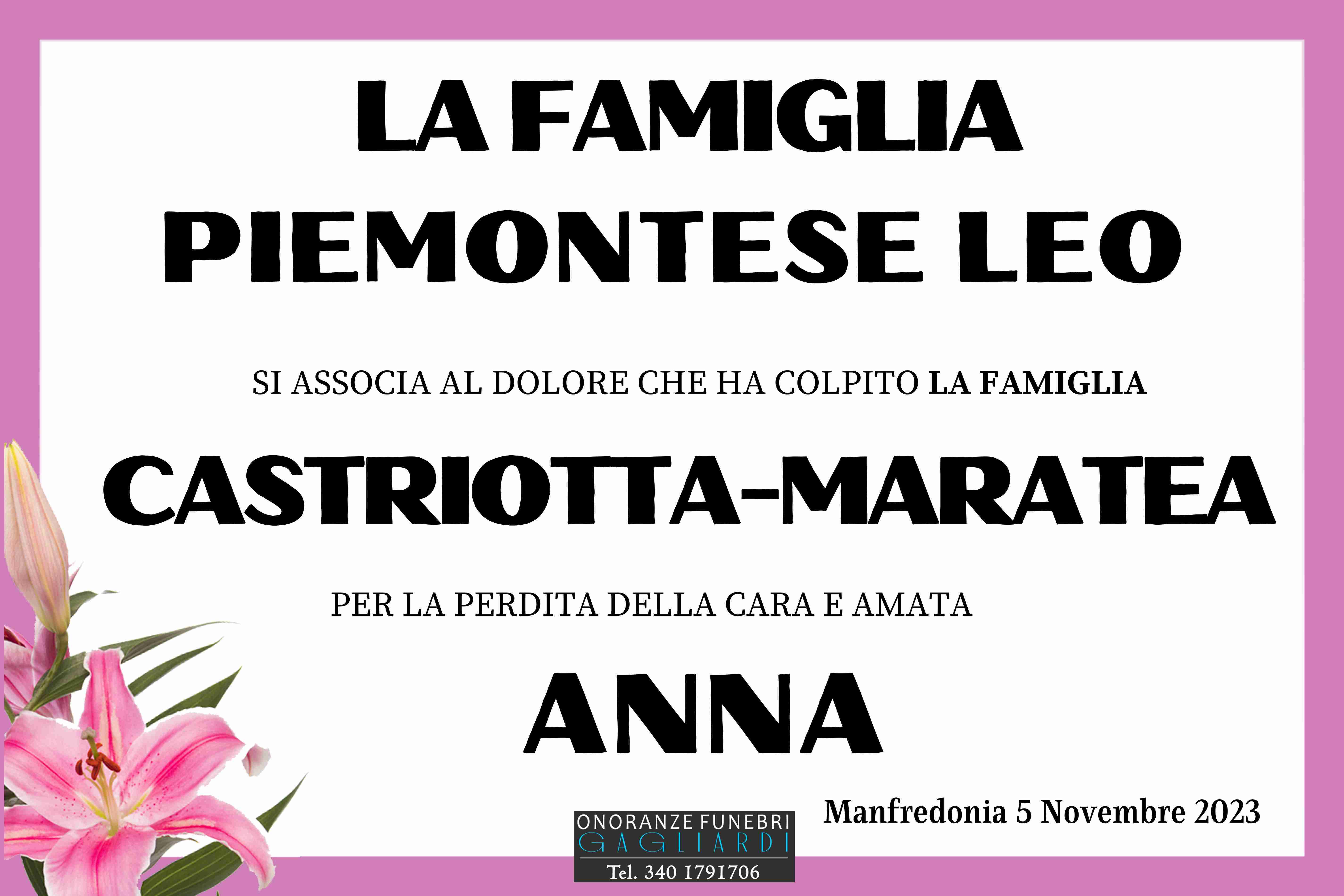 Anna Castriotta in Maratea