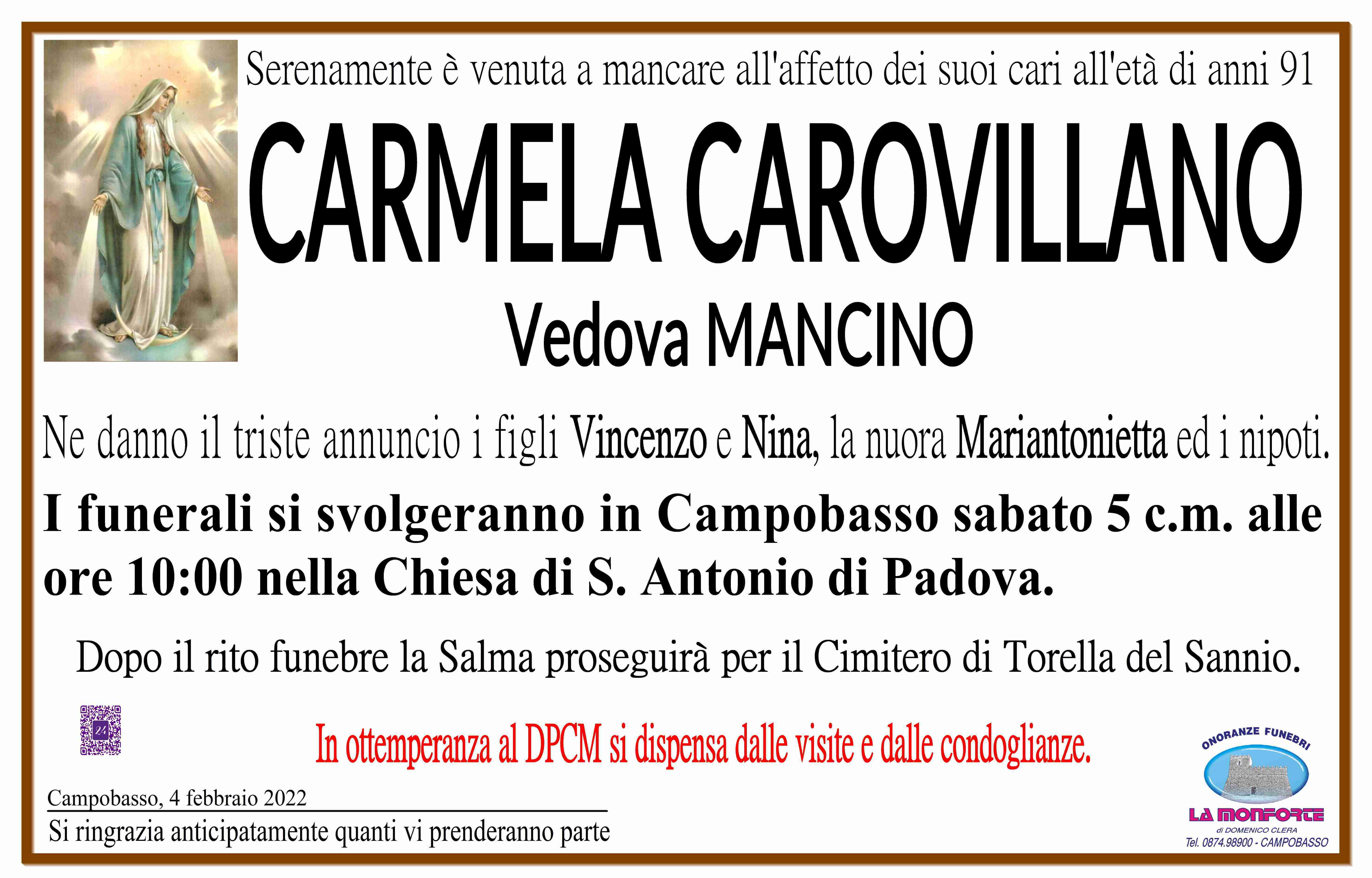 Carmela Carovillano