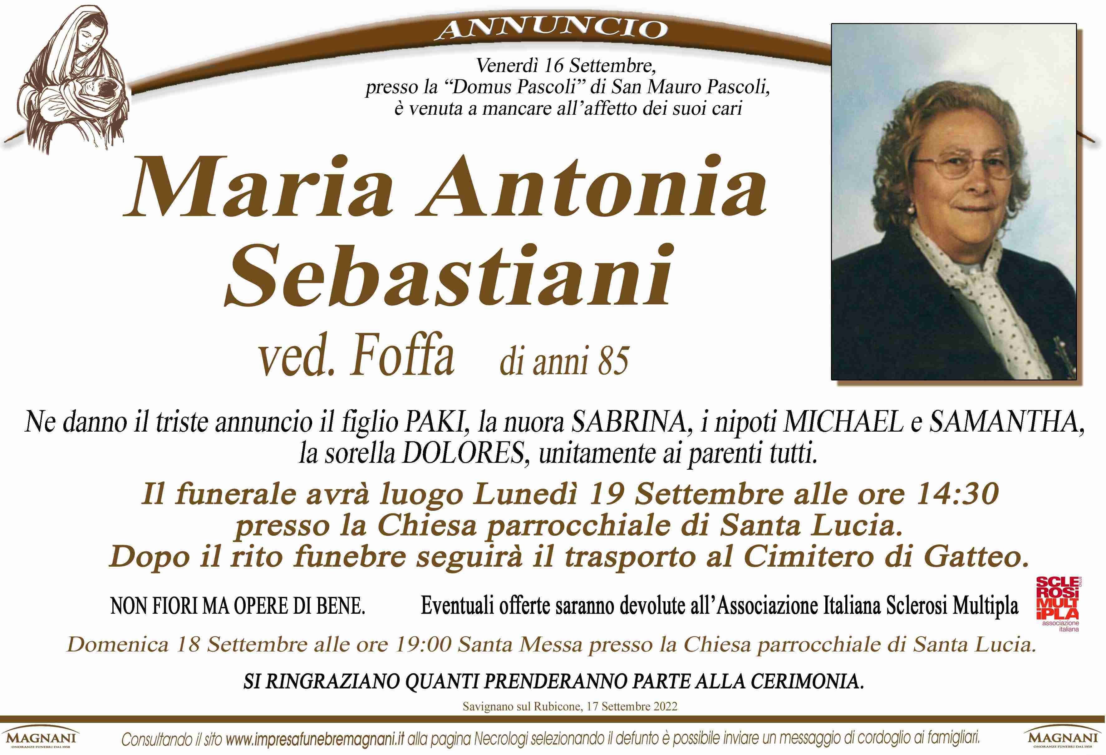 Maria Antonia Sebastiani