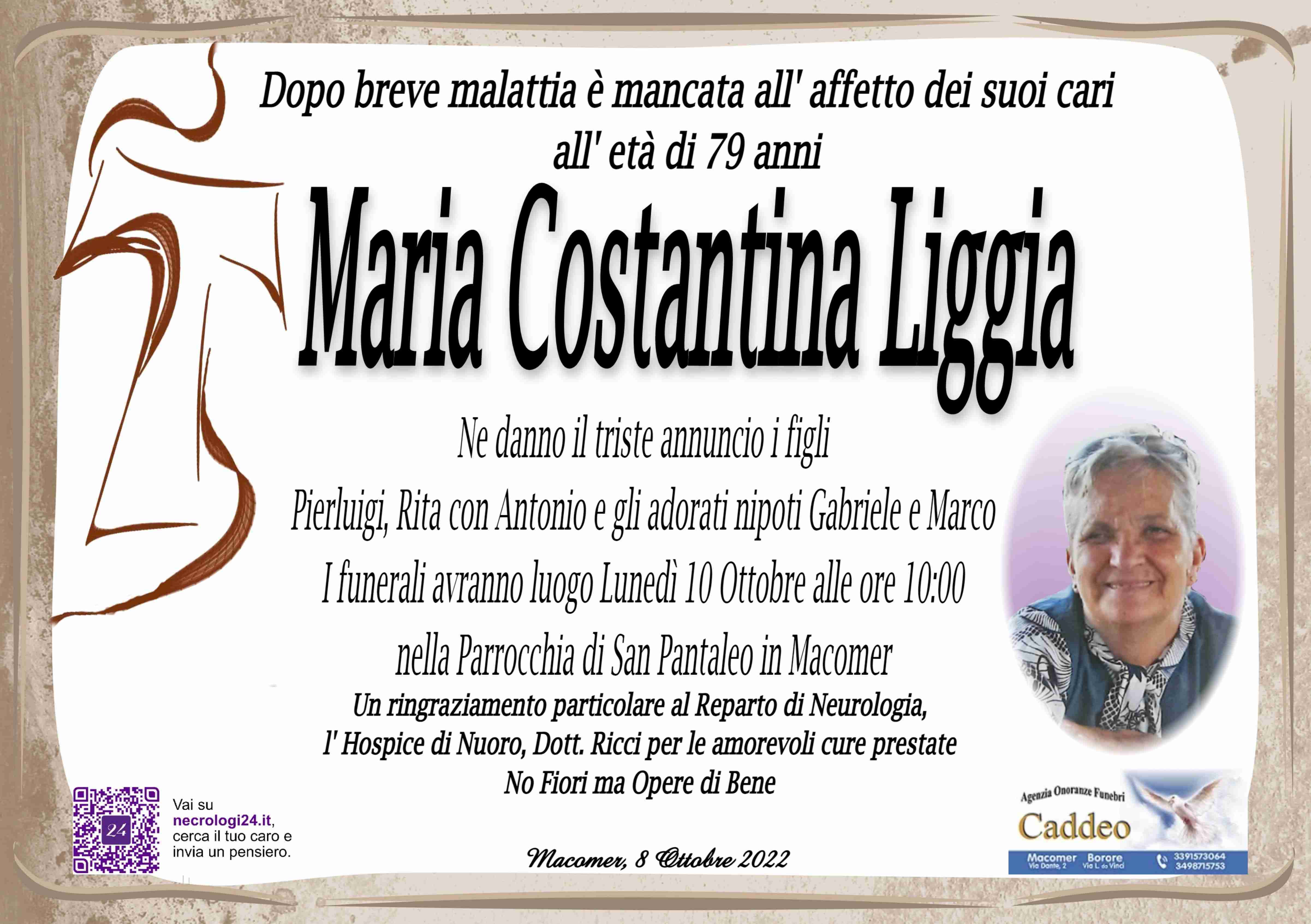 Maria Costantina Liggia