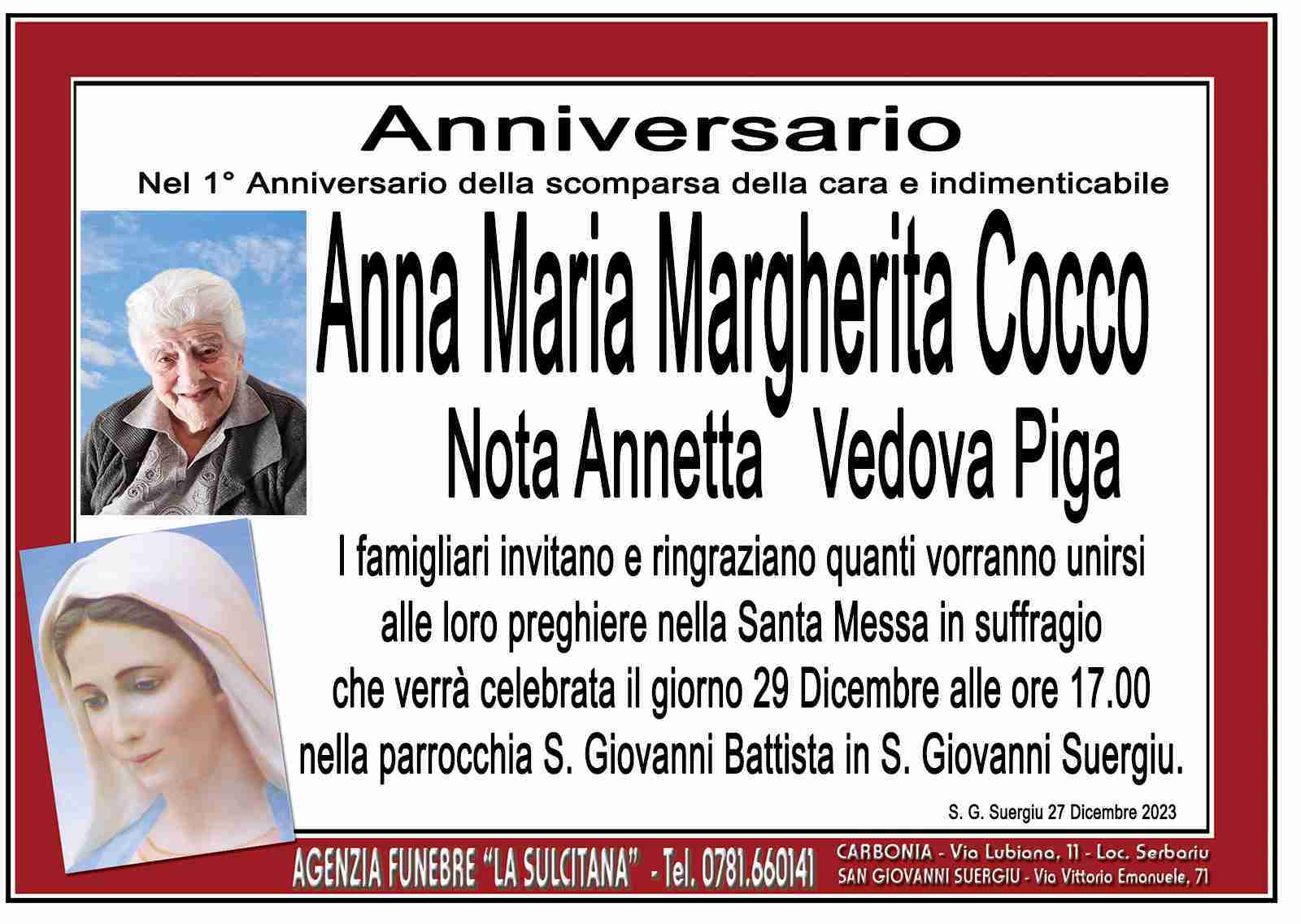 Anna Maria Margherita Cocco