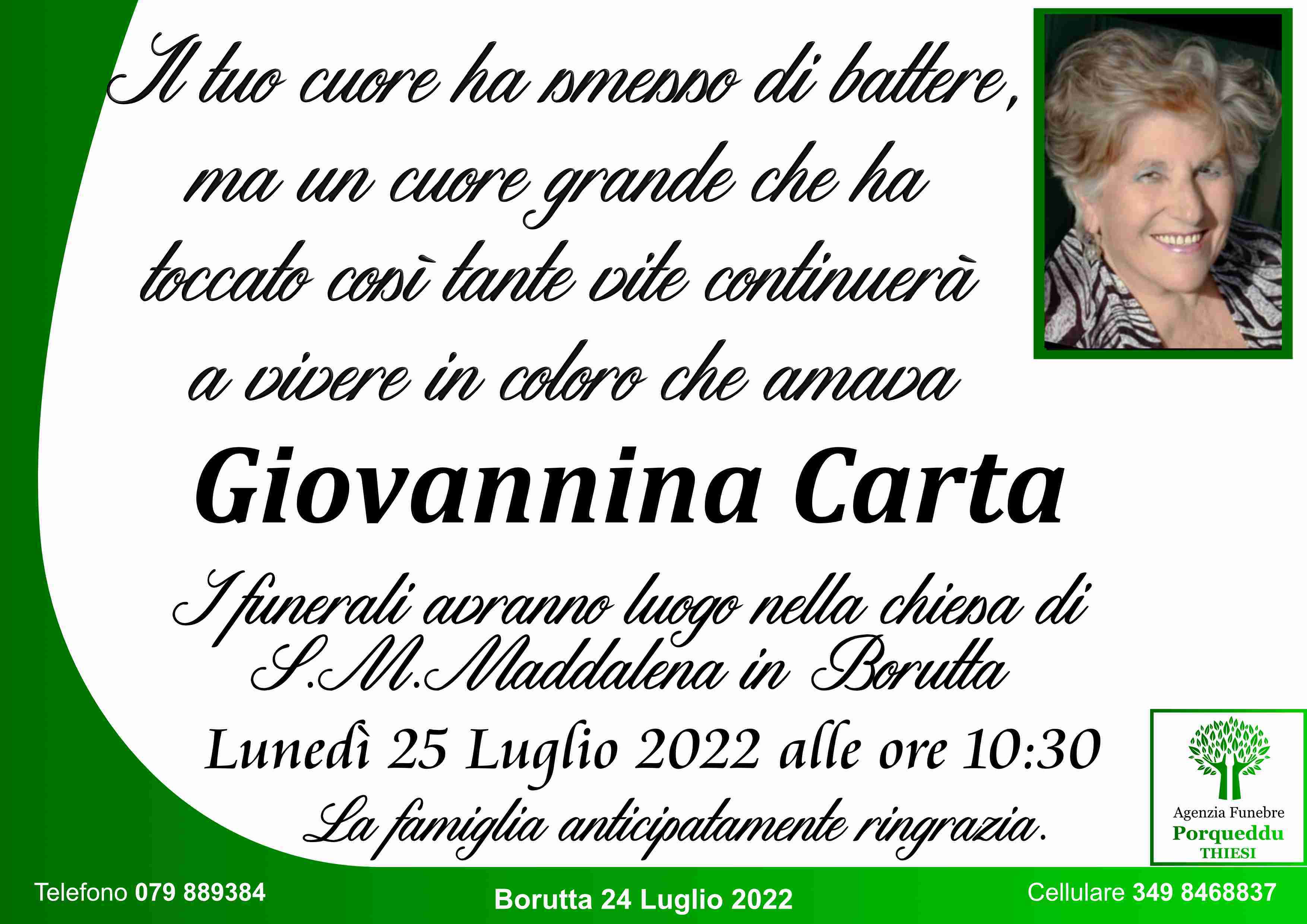Giovannina Carta