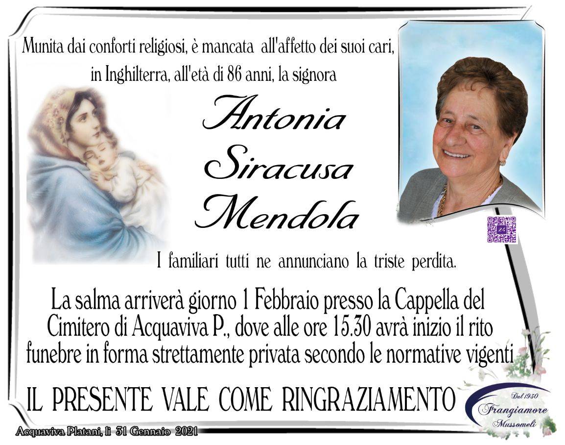 Antonia Siracusa Mendola