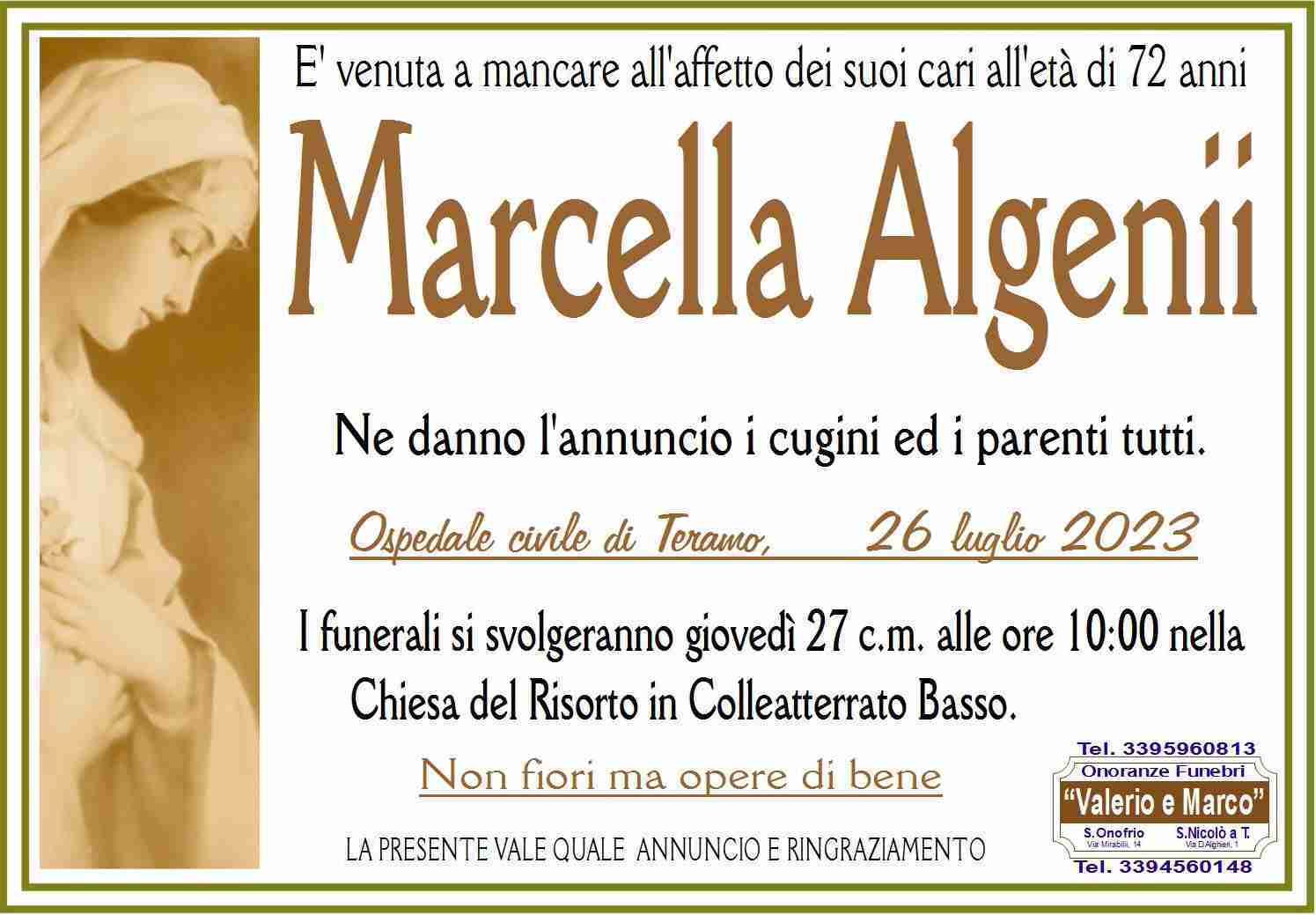 Marcella Algenii