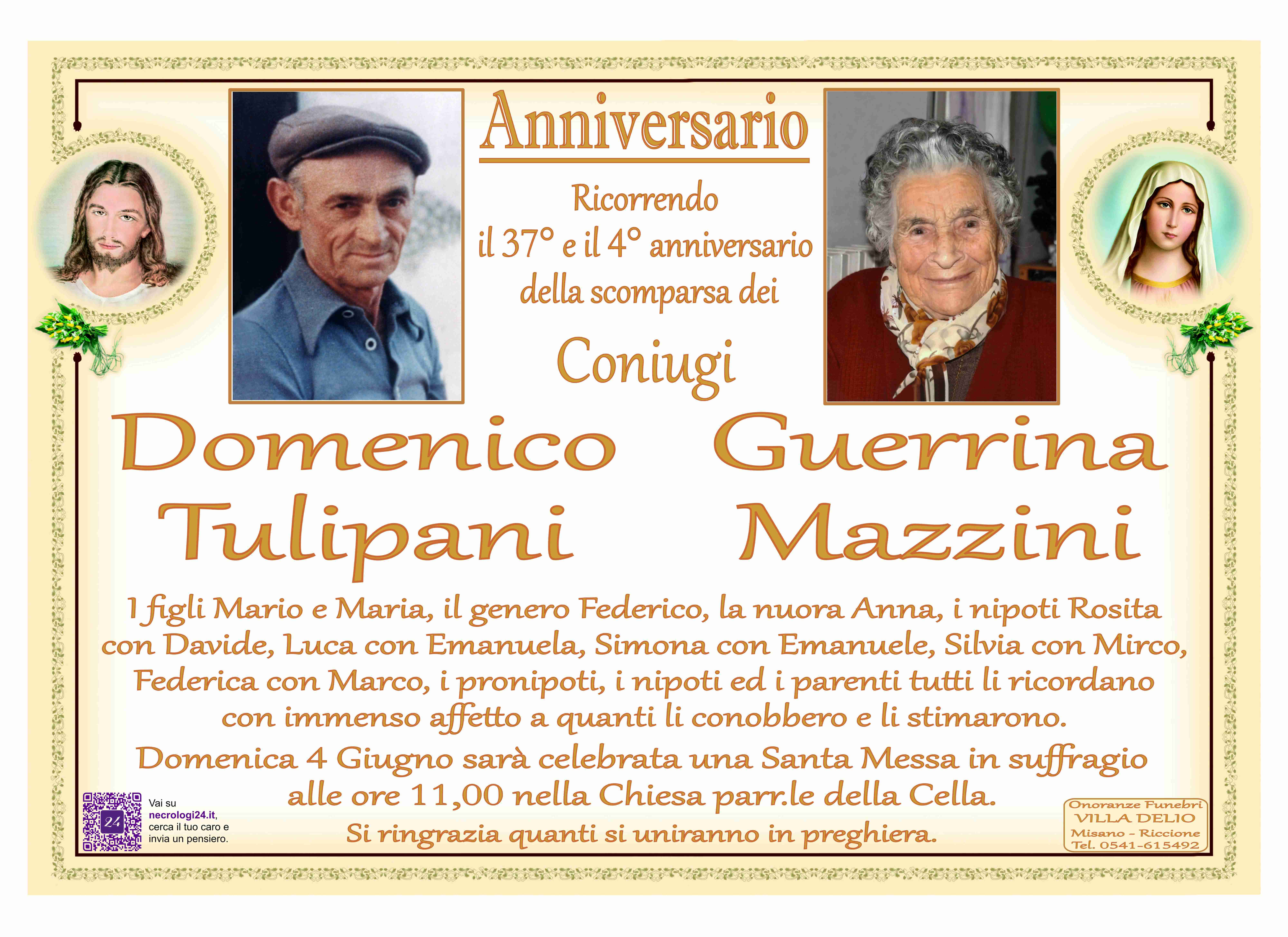 Domenico Tulipani e Guerrina Mazzini