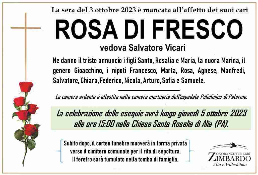 Rosa Di Fresco