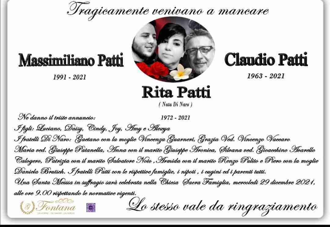 Massimiliano Patti, Claudio Patti, Rita Patti