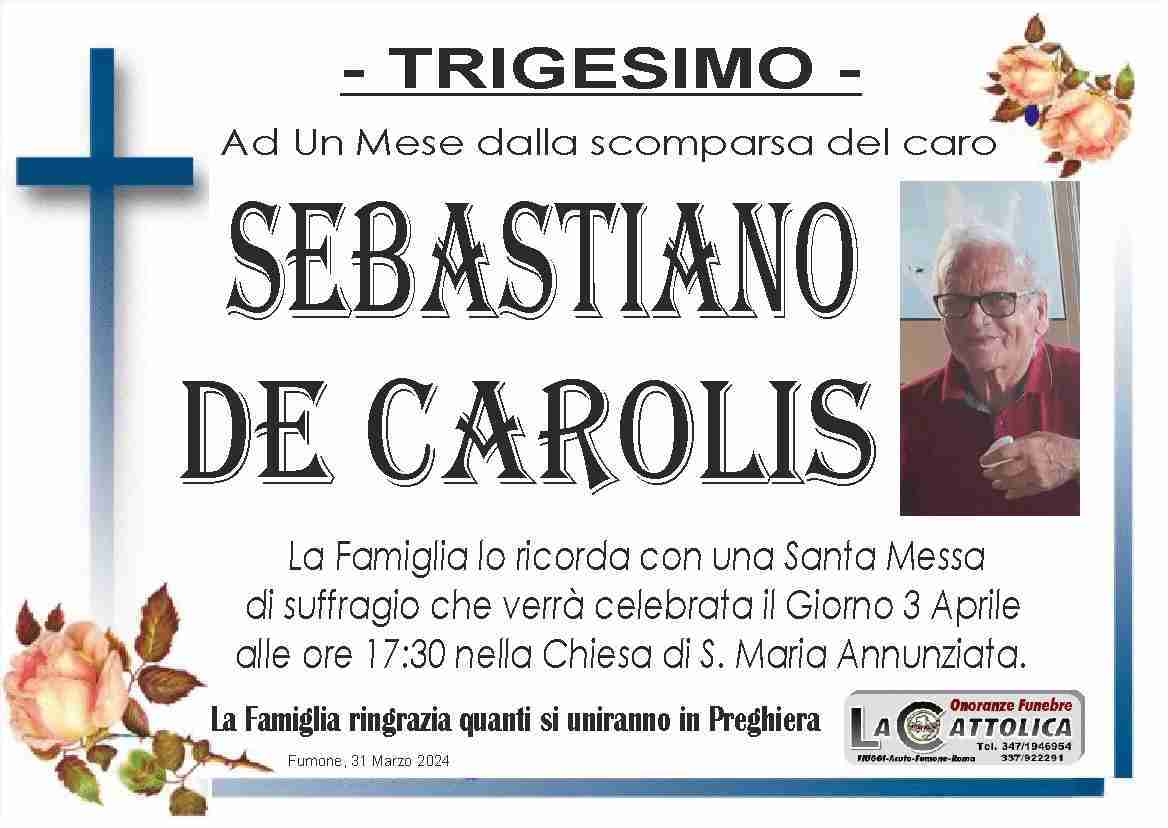 sebastiano de carolis